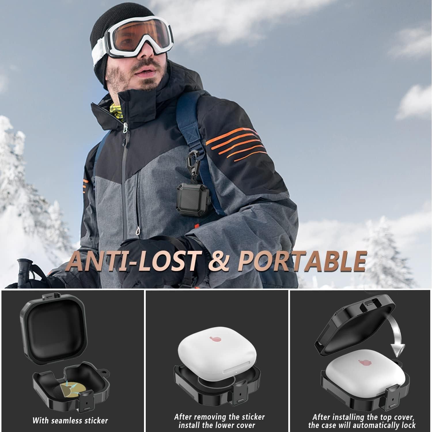 Funda de fibra de carbono Mooyavia para Beats Fit Pro 2021