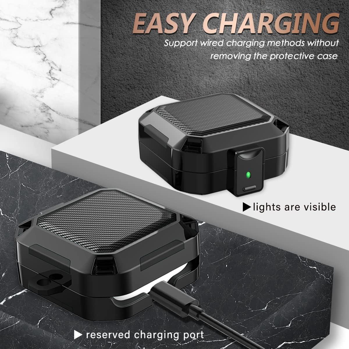 Funda de fibra de carbono Mooyavia para Beats Fit Pro 2021