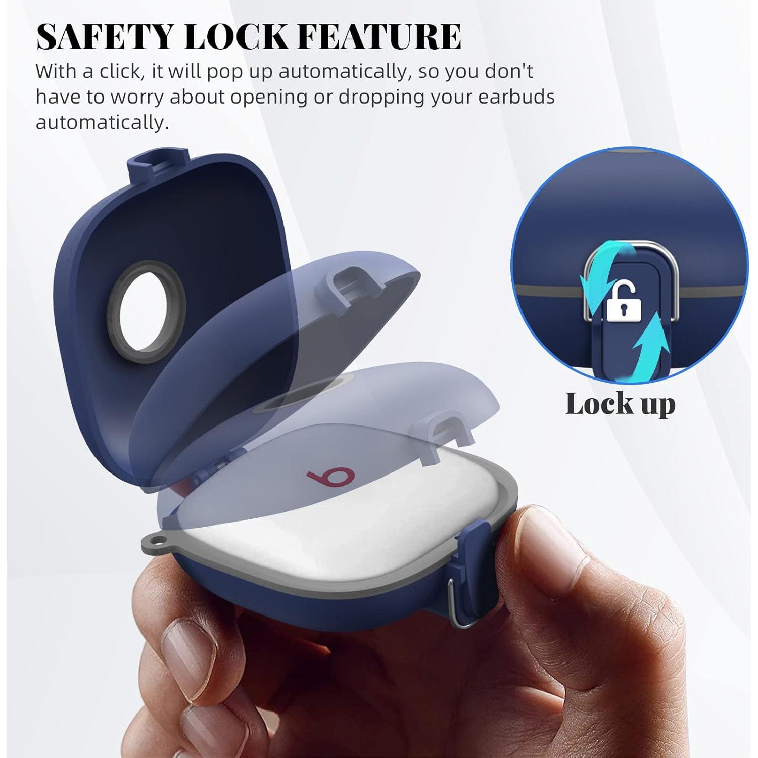 Funda Protectora WOFRO para Beats Fit Pro - Azul, TPU Antichoque