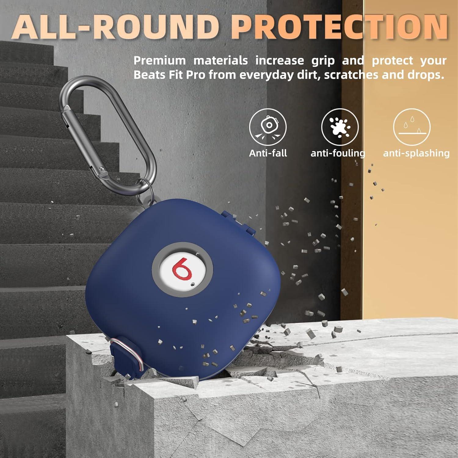 Funda Protectora WOFRO para Beats Fit Pro - Azul, TPU Antichoque