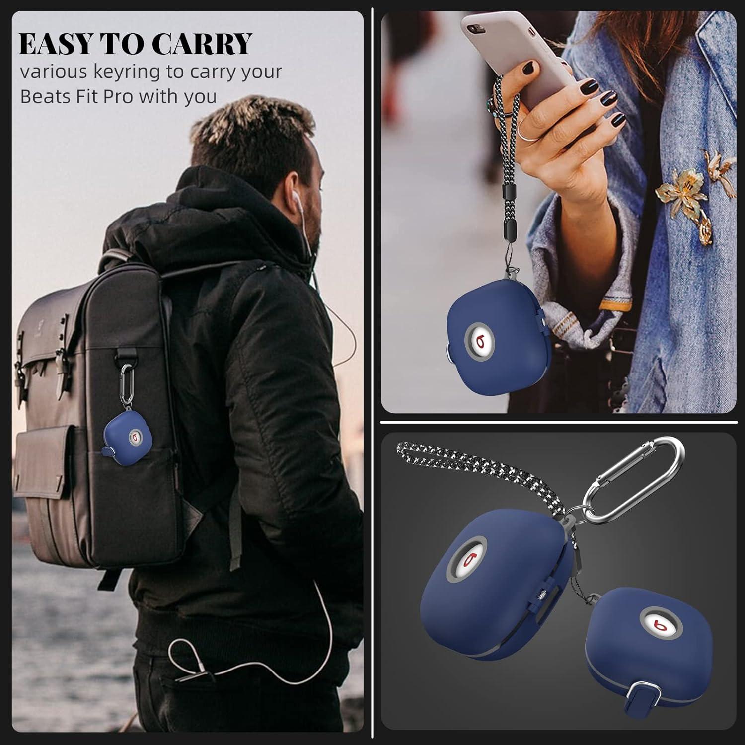 Funda Protectora WOFRO para Beats Fit Pro - Azul, TPU Antichoque