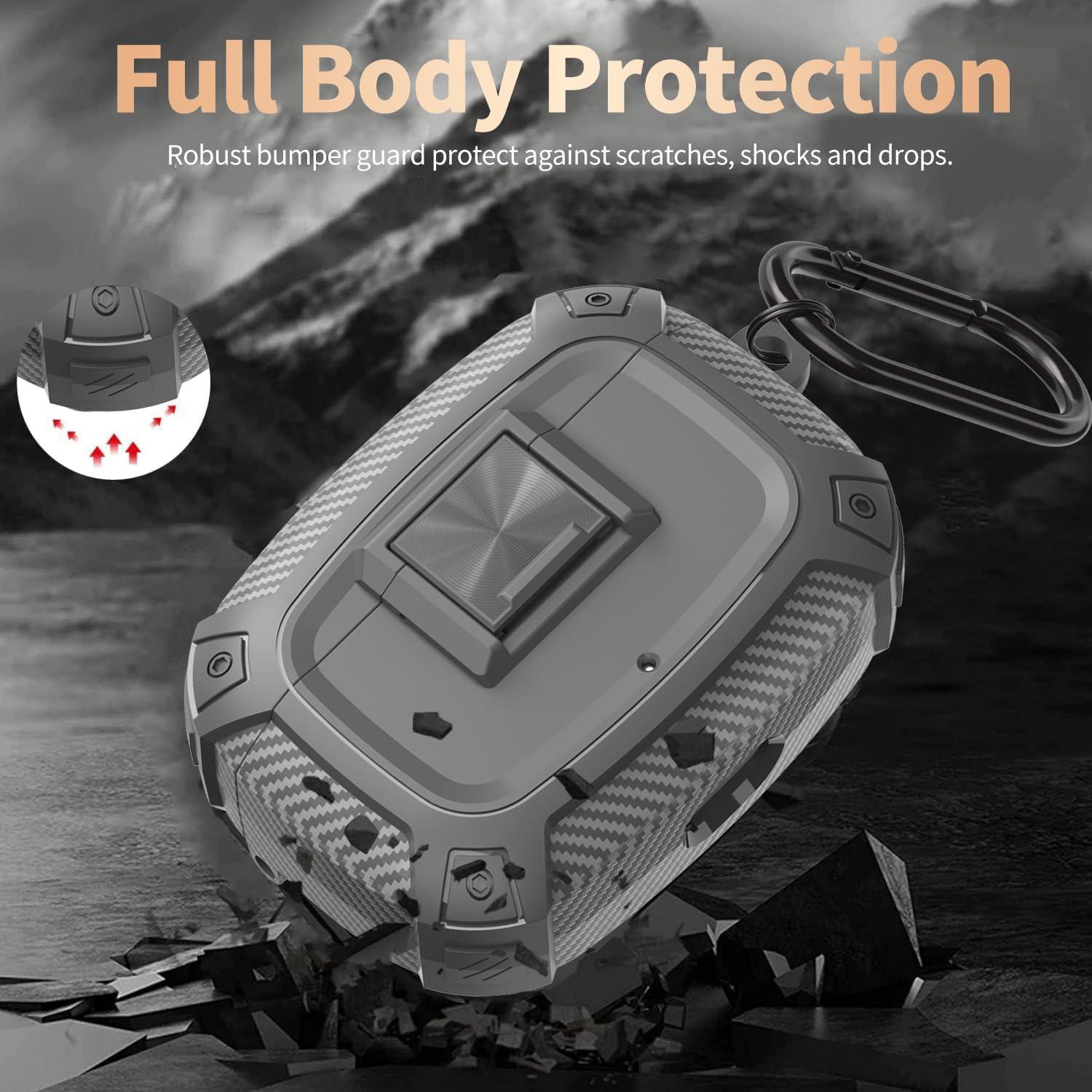 Funda dura Olytop para Beats Studio Buds Plus - Gris