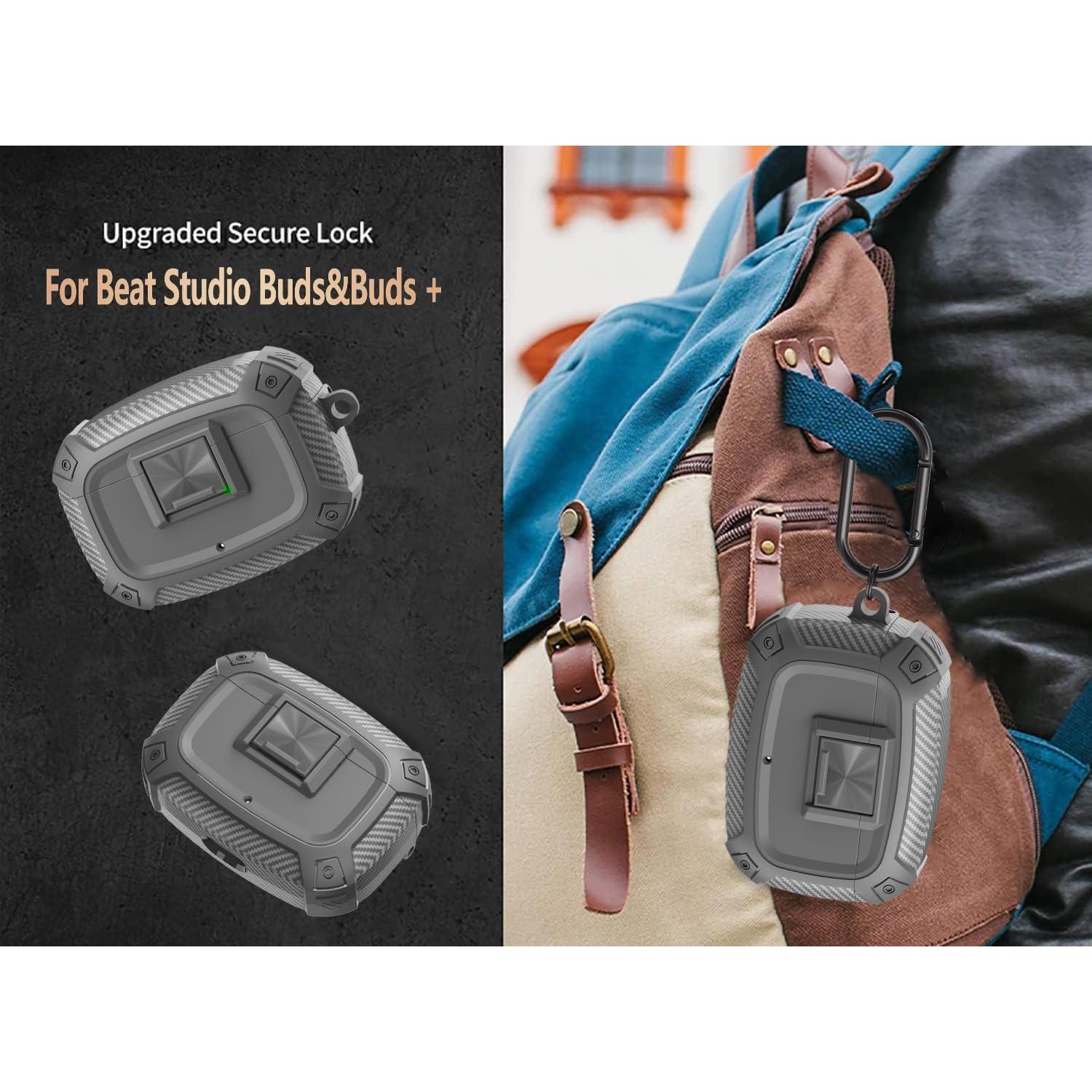 Funda dura Olytop para Beats Studio Buds Plus - Gris