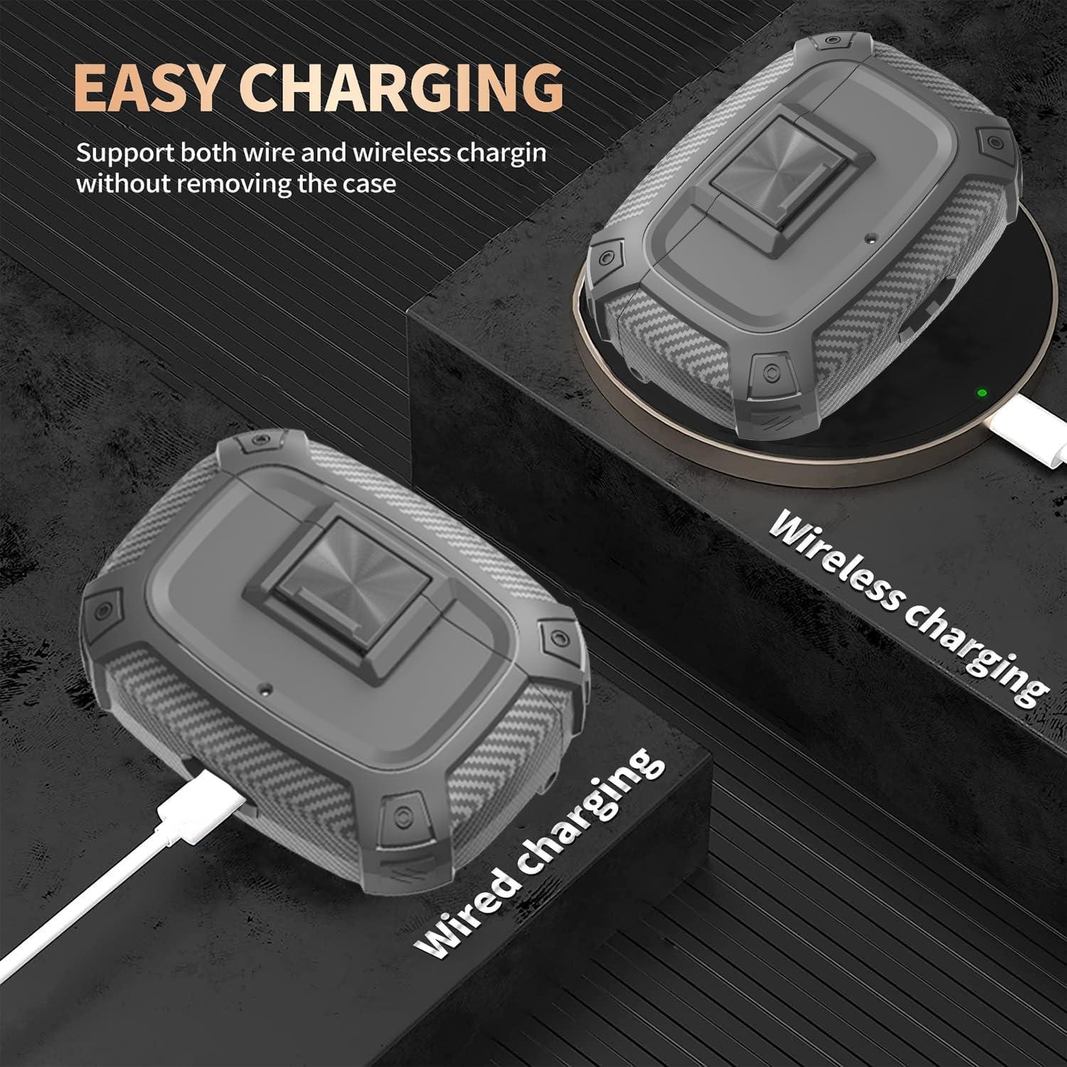 Funda dura Olytop para Beats Studio Buds Plus - Gris