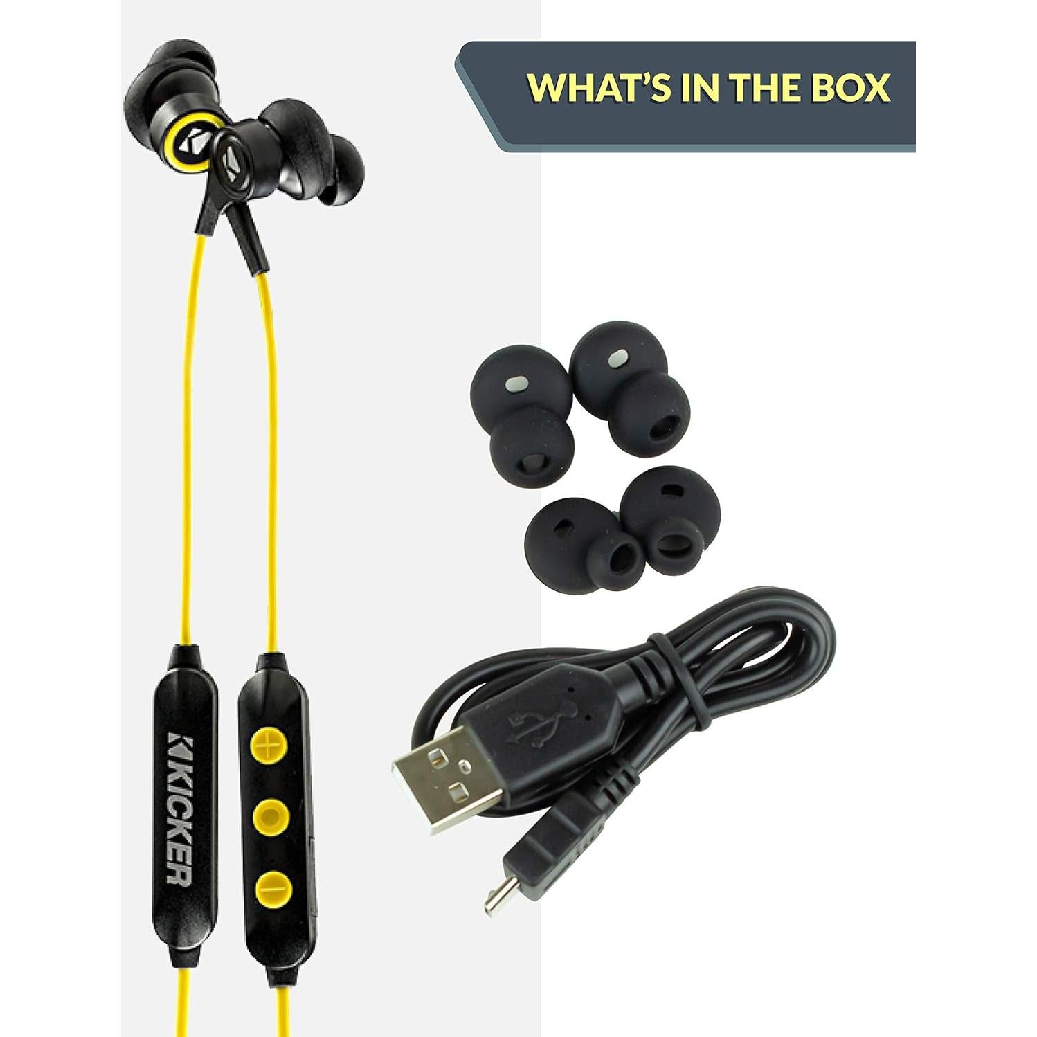 Auriculares Bluetooth KICKER EB200 - 8 Horas Batería