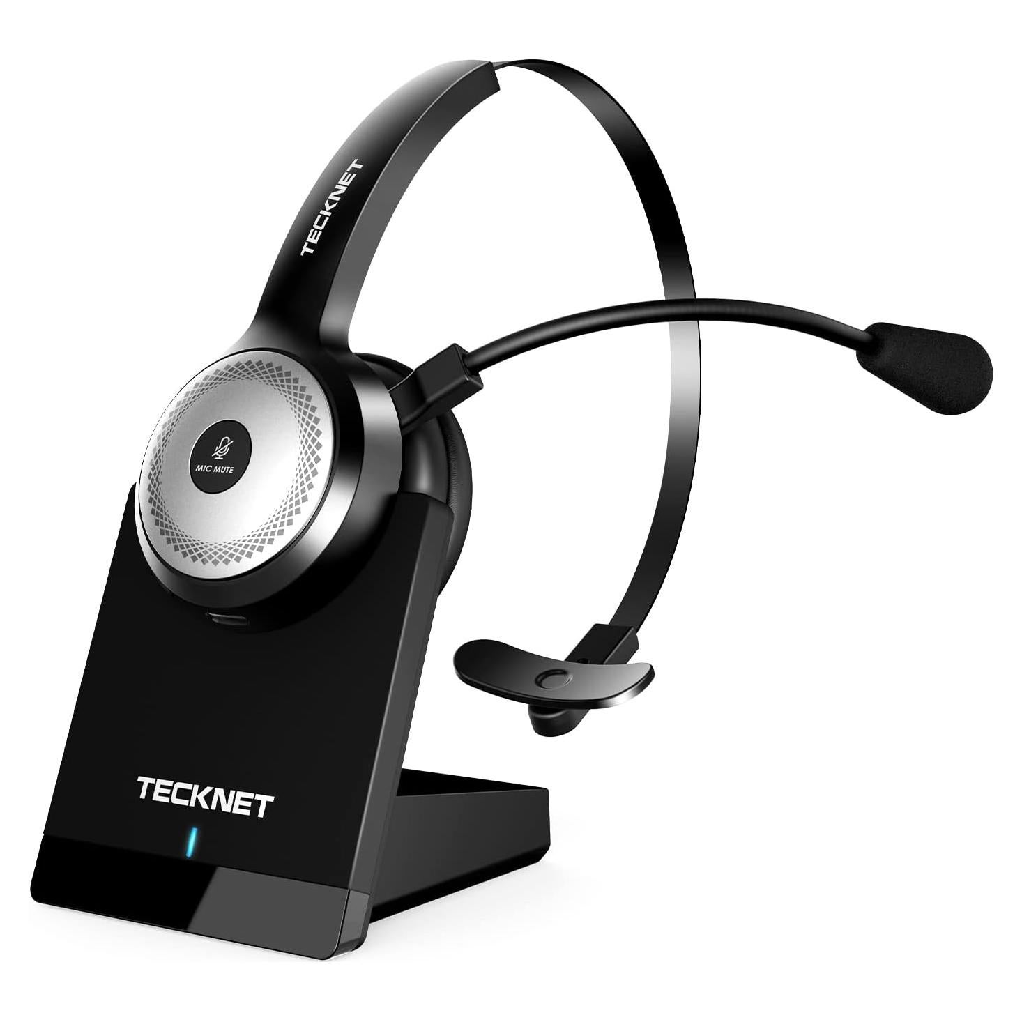 Auriculares Inalámbricos TECKNET TK-HS003 con Micrófono y Cancelación de Ruido