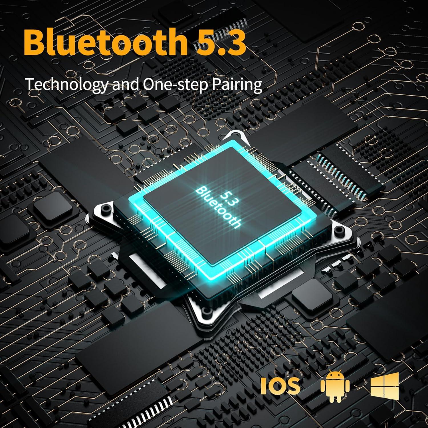 Auriculares Inalámbricos Bluetooth A520 IPX7 80H Gris-Negro