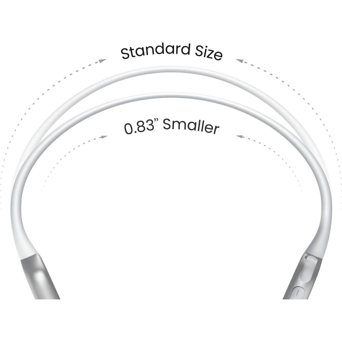 Auriculares Deportivos Inalámbricos SHOKZ OpenRun Pro 2 Mini Plata - Conducción Ósea, Resistente al Sudor, 12h Batería