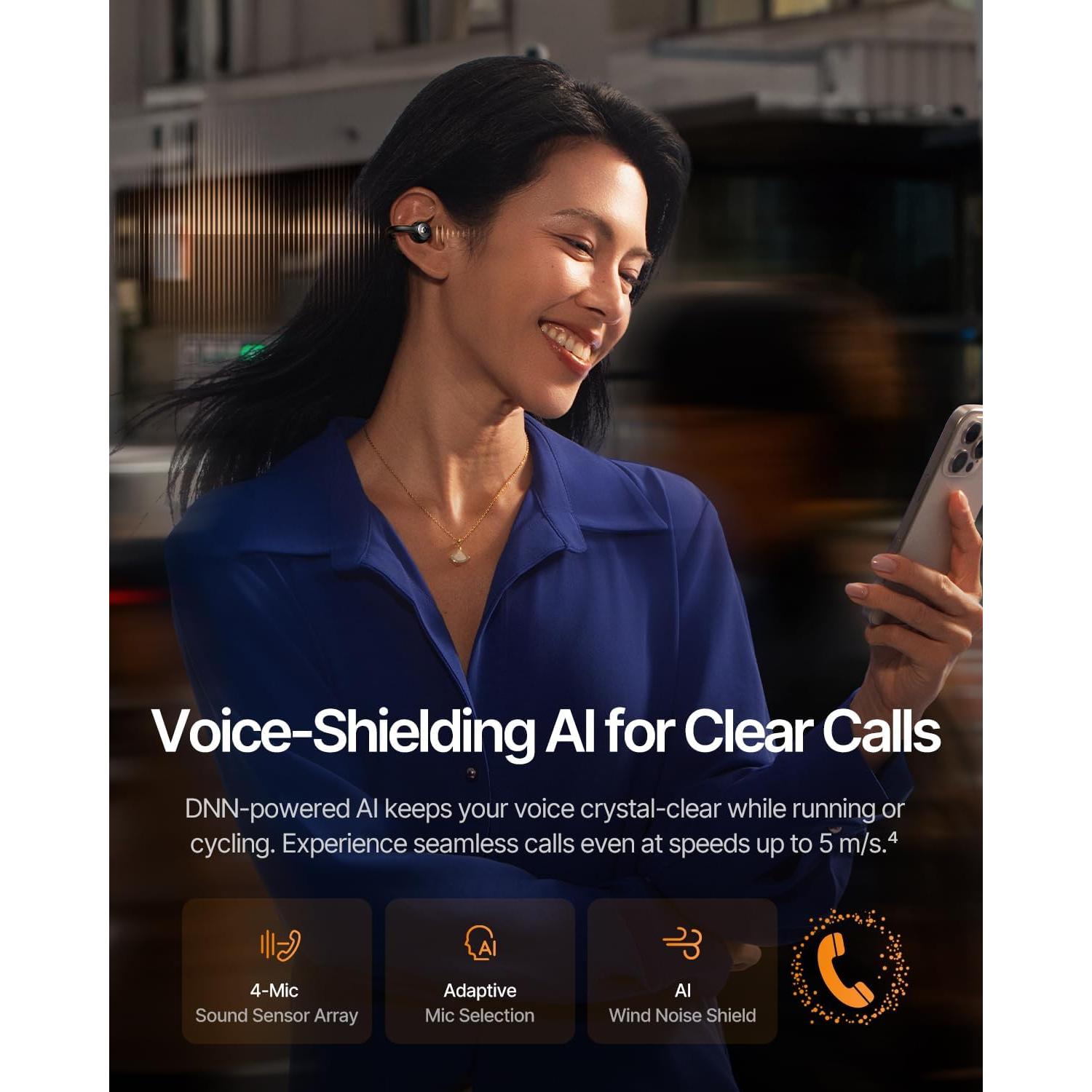 Auriculares Clip-On Abiertos Baseus Inspire XC1 Bluetooth IP66