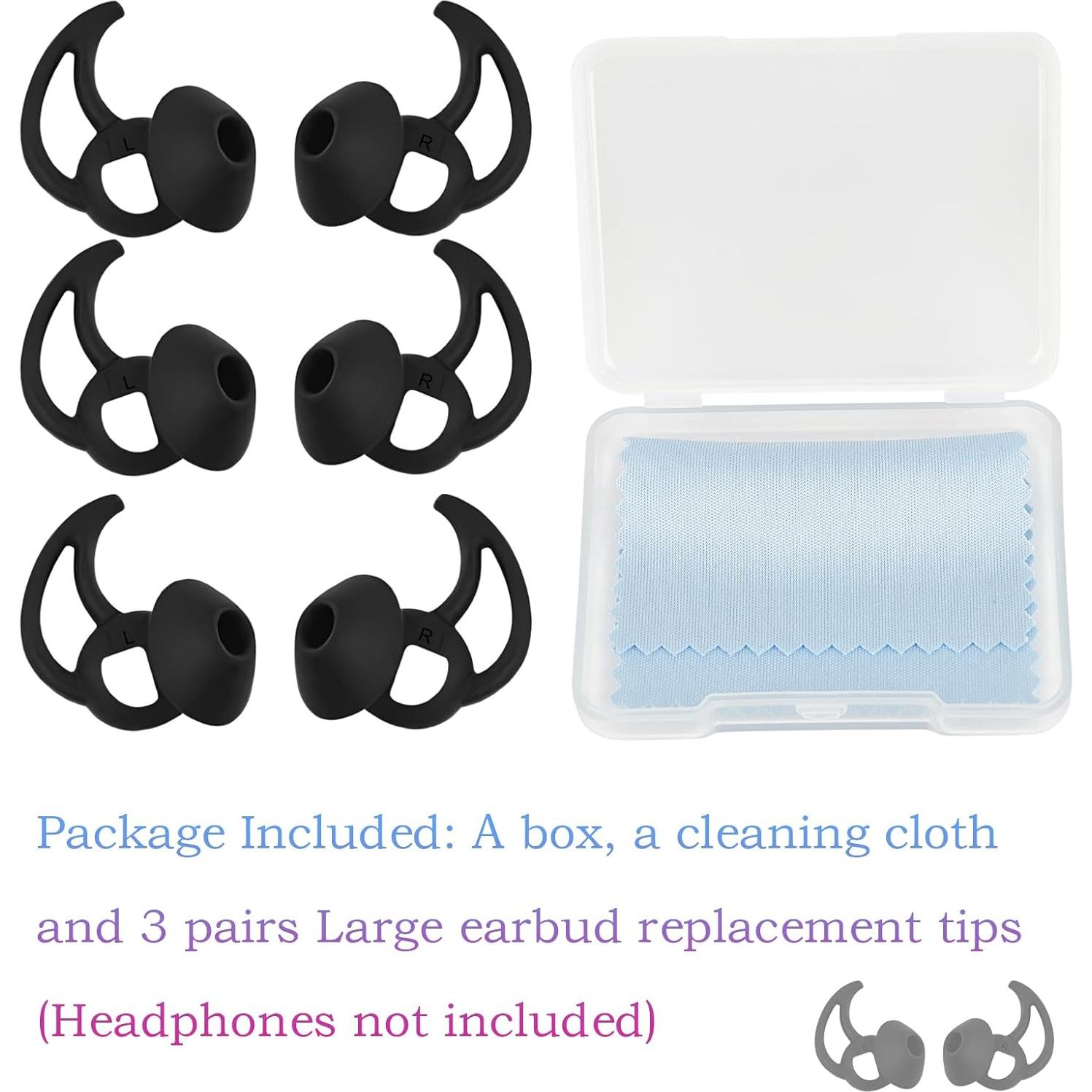 Consejos de Silicona para Auriculares Bose QuietComfort - 3 Pares