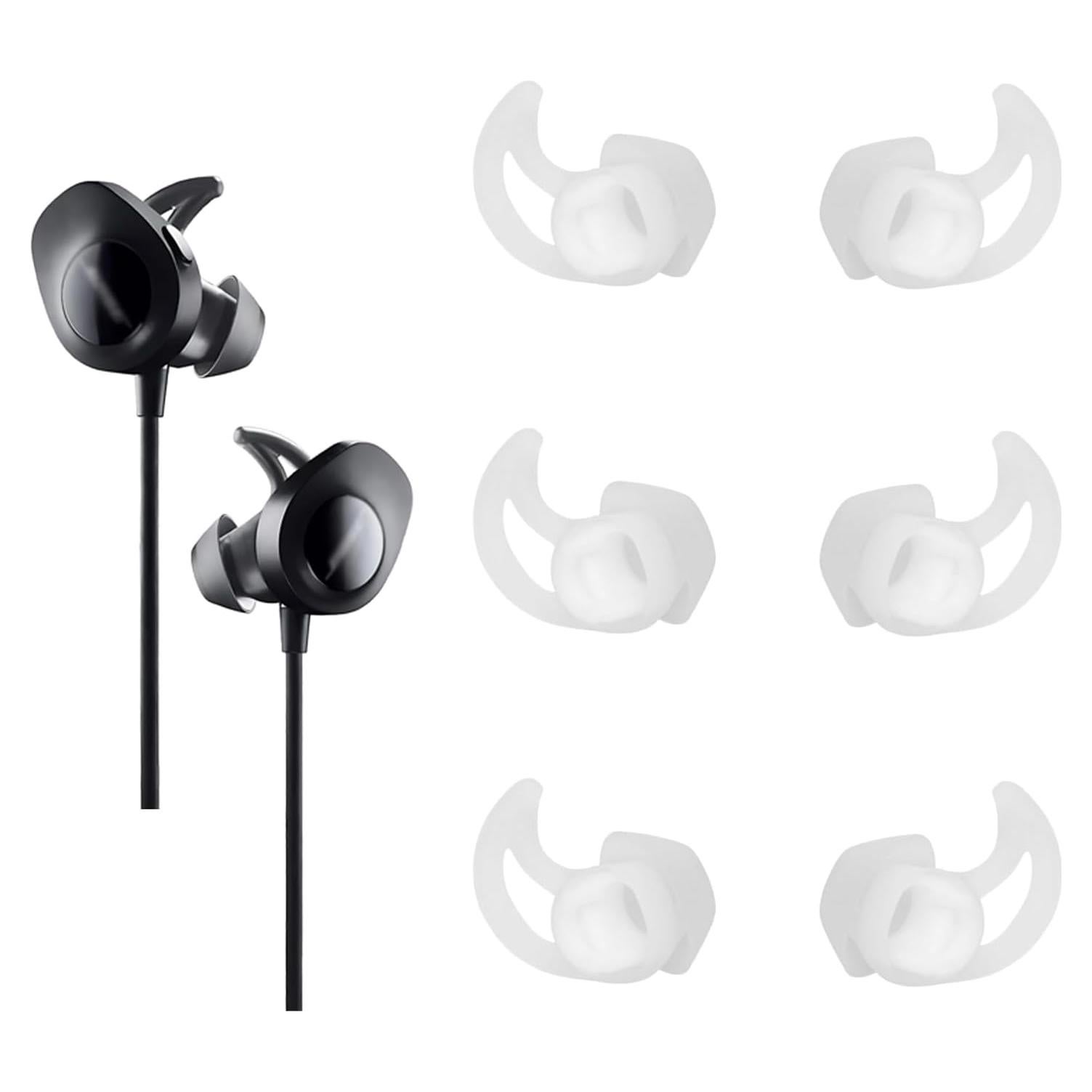 Consejos de Reemplazo para Auriculares Bose QC - 3 Pares de Silicona