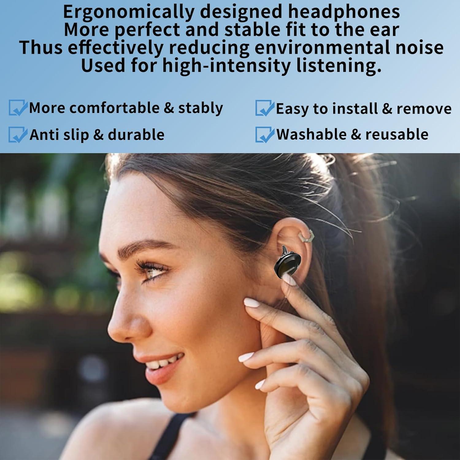 Consejos de Reemplazo para Auriculares Bose QC - 3 Pares de Silicona