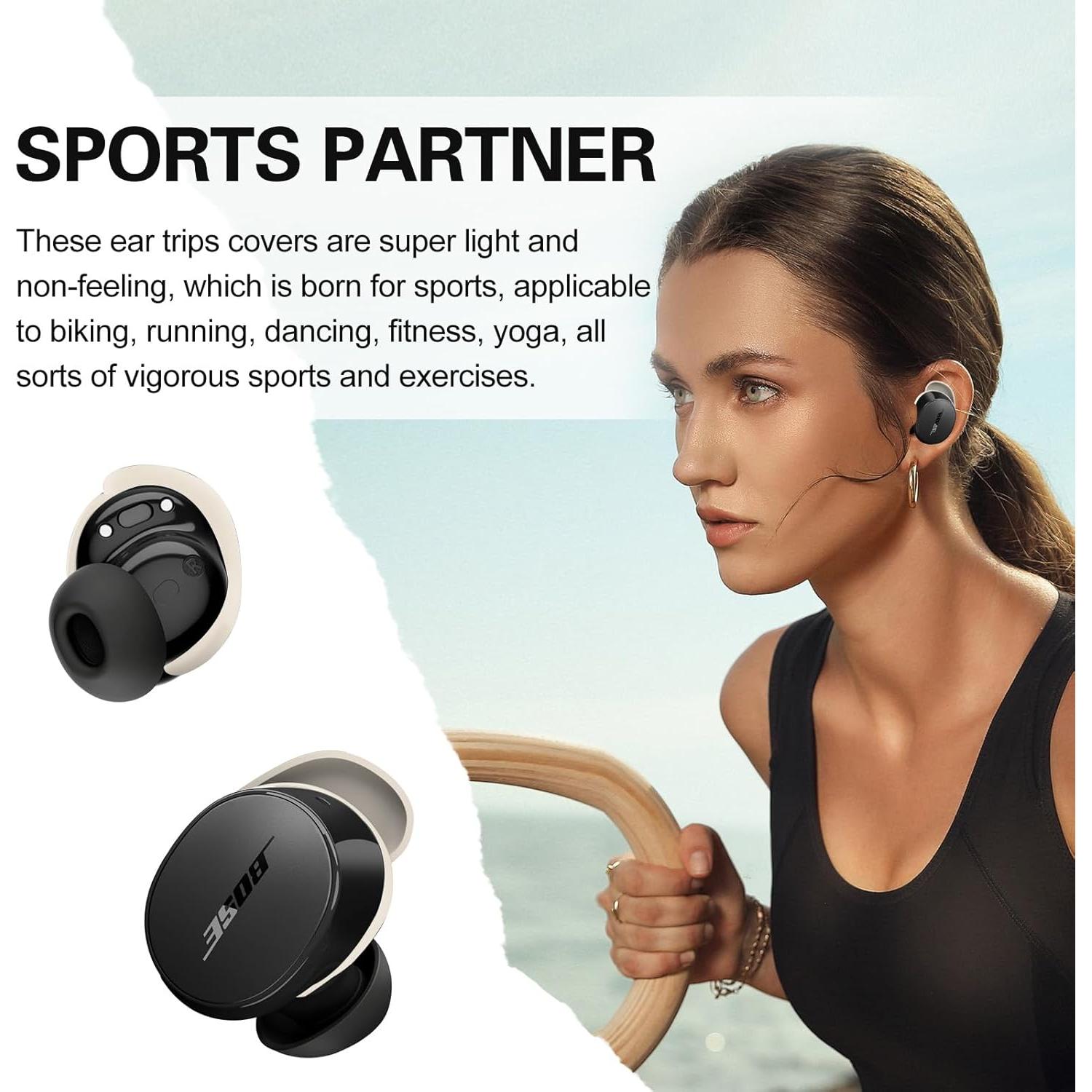 Cubiertas de Puntas de Oído Silicona PUCGUE para Bose QC 2024