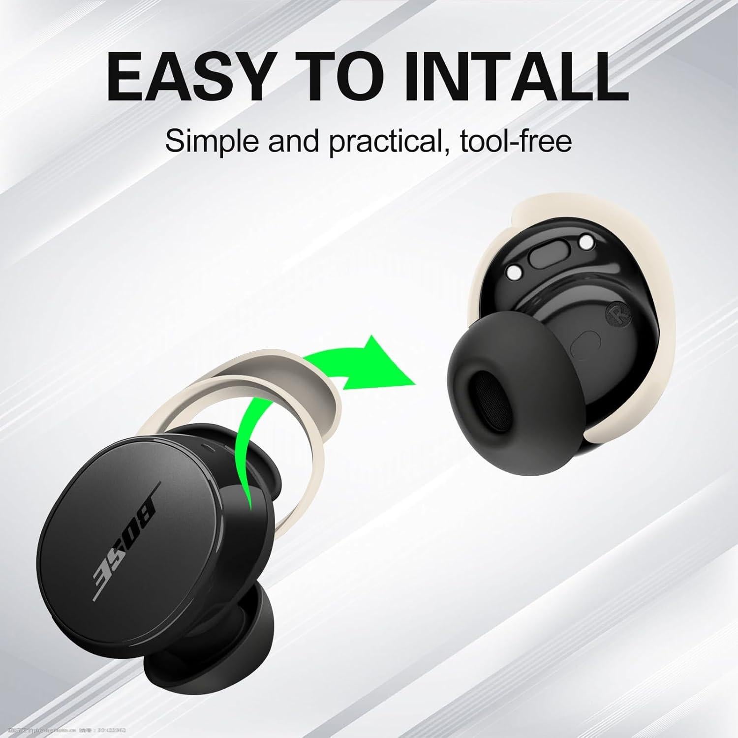 Cubiertas de Puntas de Oído Silicona PUCGUE para Bose QC 2024