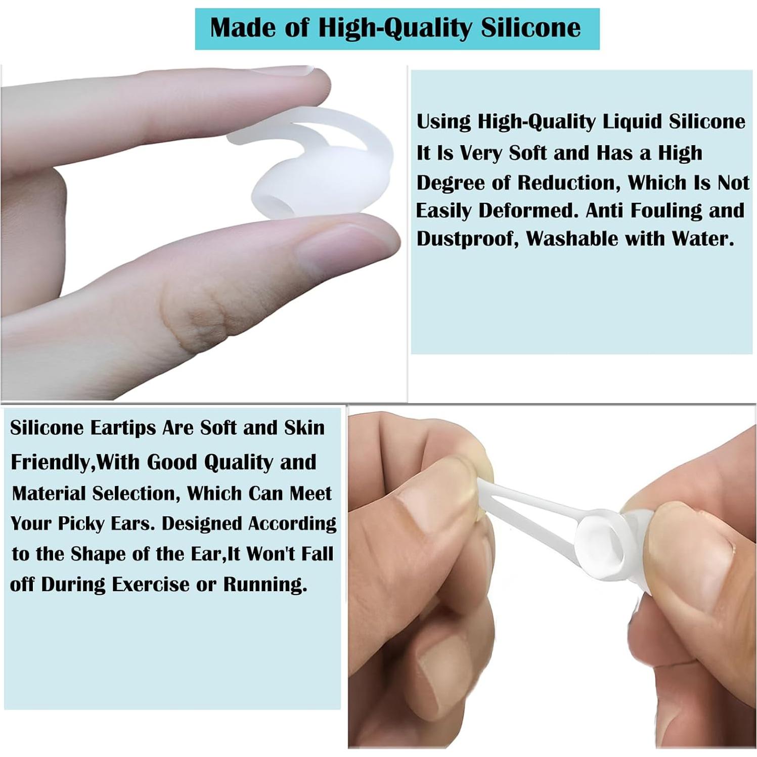 Puntas de Auriculares de Silicona Bose QC20 QC30 - Grande 3 Pares