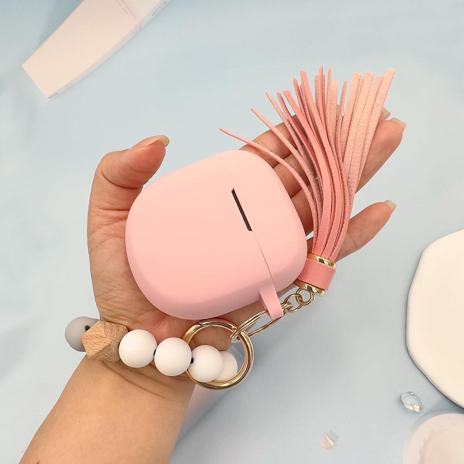 Funda de Silicona Rosa para Bose QuietComfort Earbuds II 2022