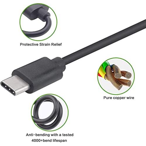 Cable de Carga USB Tipo C Alitutumao para Bose QC45 y Sport