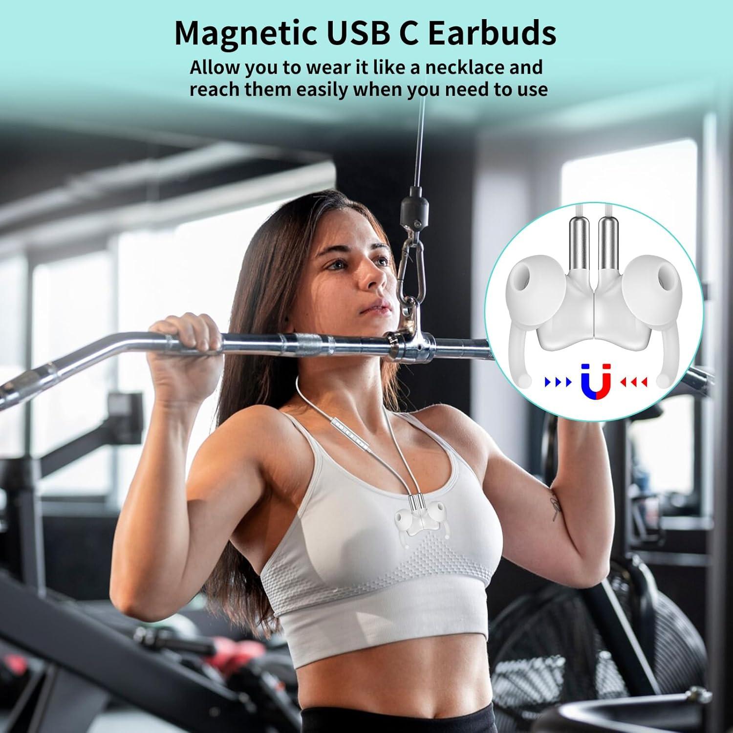 Auriculares con cable COOYA USB C 13mm HiFi Estéreo para Juegos