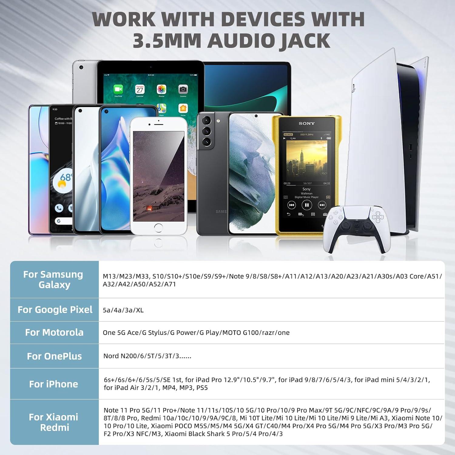 Auriculares Abiertos USB-C ASKUBSKU con Micrófono para Samsung y iPhone