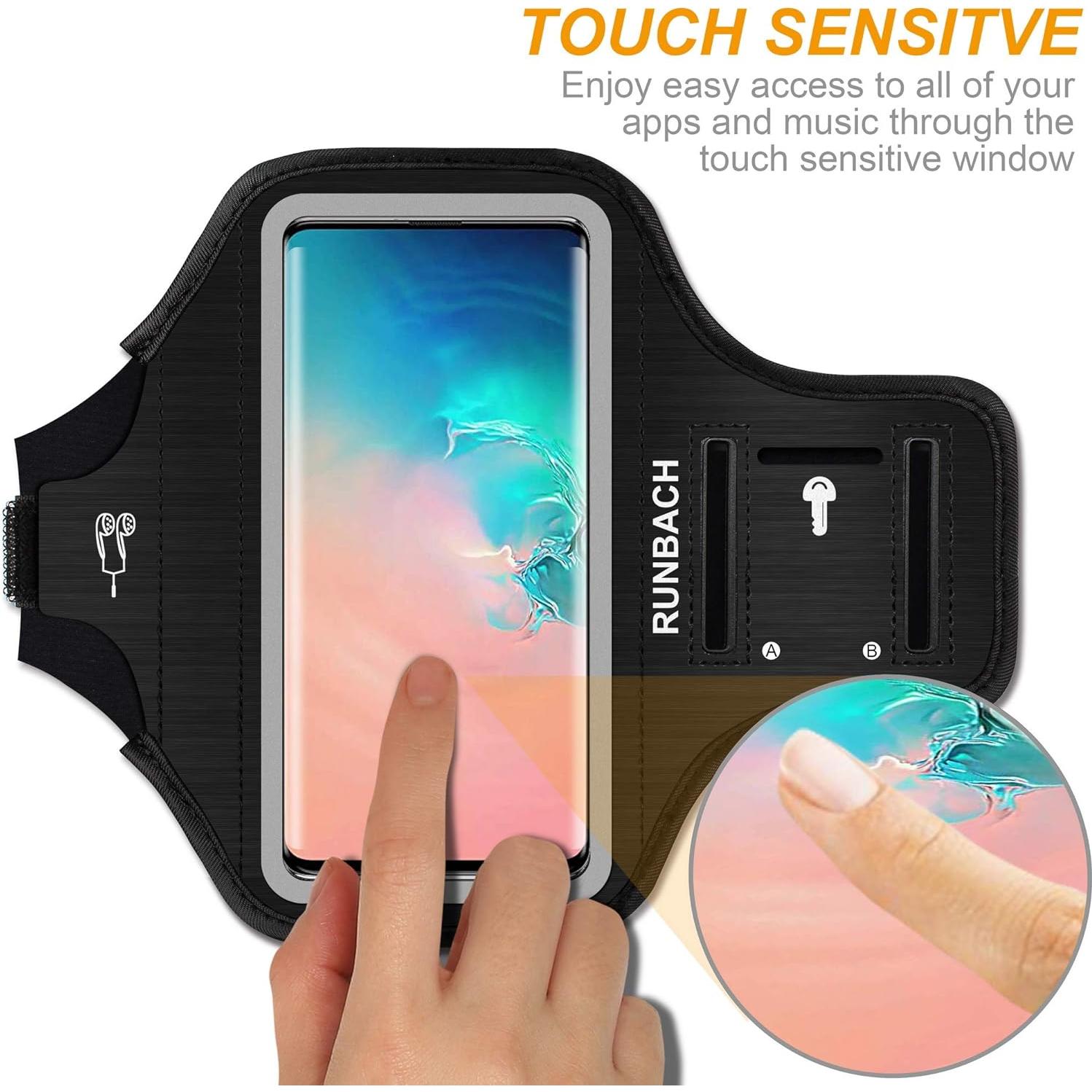 Brazalete RUNBACH para Samsung Galaxy S25/S24/S23/S22 hasta 15.7 cm