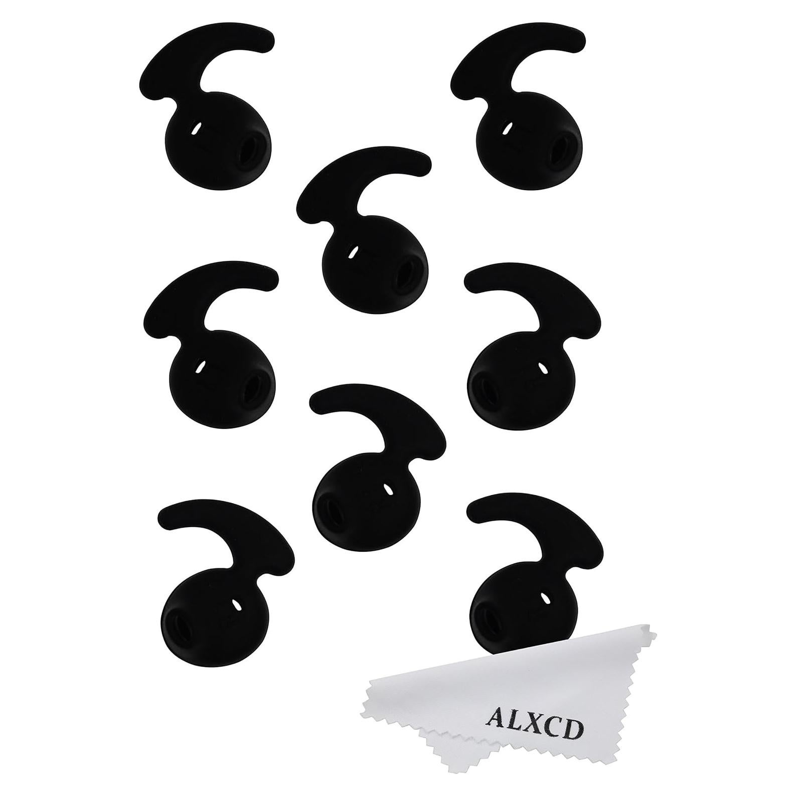 Consejos de Auriculares ALXCD para Samsung Level U - 4 Pares Negros