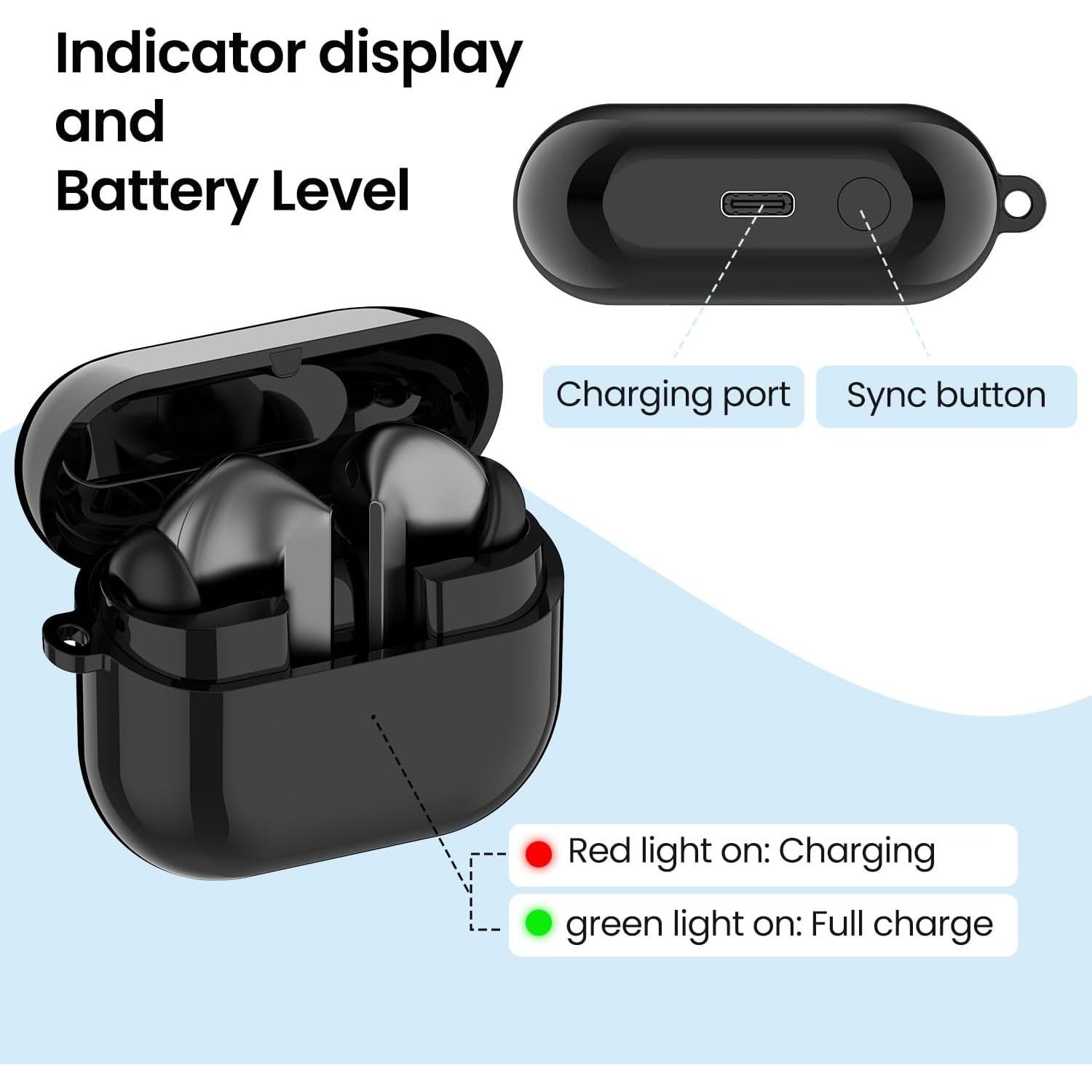 Estuche de Carga Samsung Galaxy Buds 3 Pro SM-R630 Negro