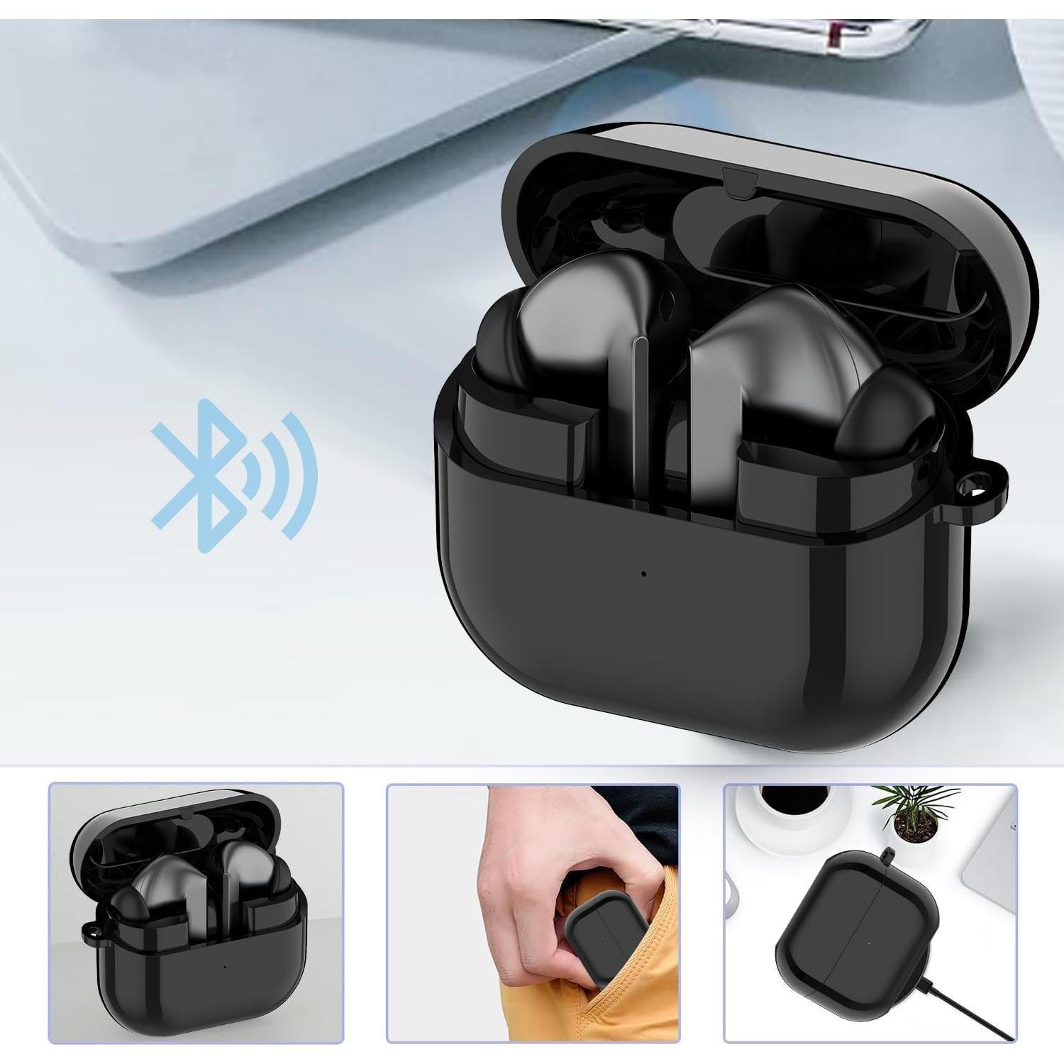 Estuche de Carga Samsung Galaxy Buds 3 Pro SM-R630 Negro