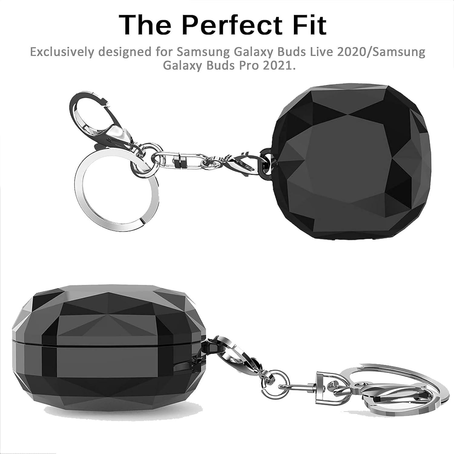 Funda Dura PC Miimall para Samsung Galaxy Buds FE/2 Pro/Pro 2021 - Negro