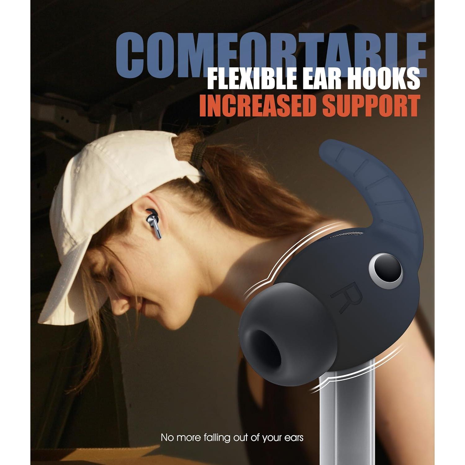 Ganchos de Oído Seltureone para Galaxy Buds 3 Pro - 5 Pares