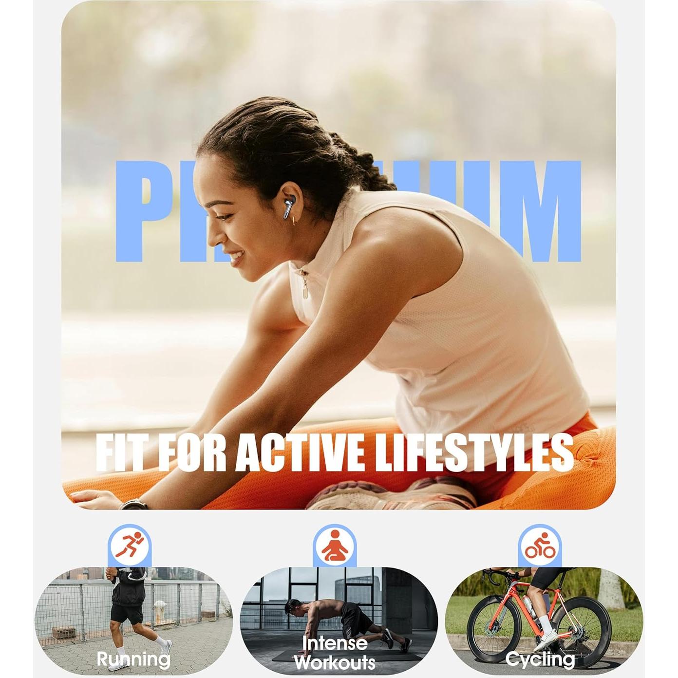 Ganchos de Oído Seltureone para Galaxy Buds 3 Pro - 5 Pares