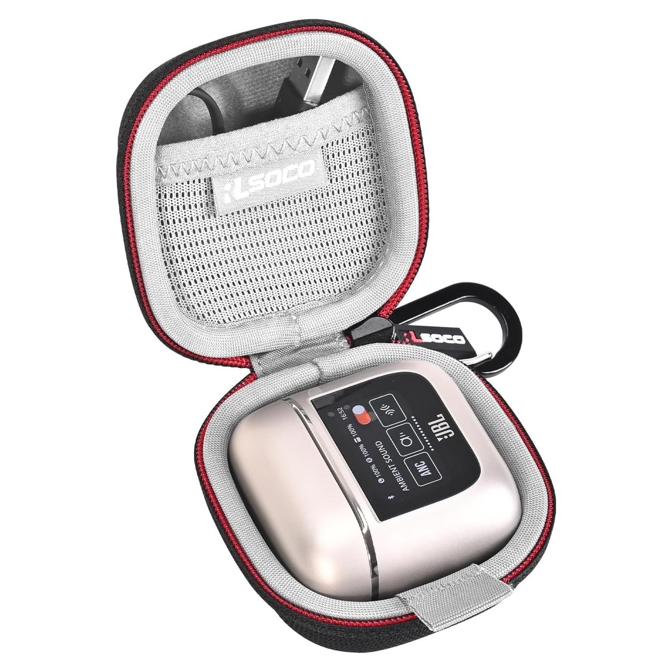 Funda Dura RLSOCO para Auriculares JBL Tour Pro 3/2 - Negro