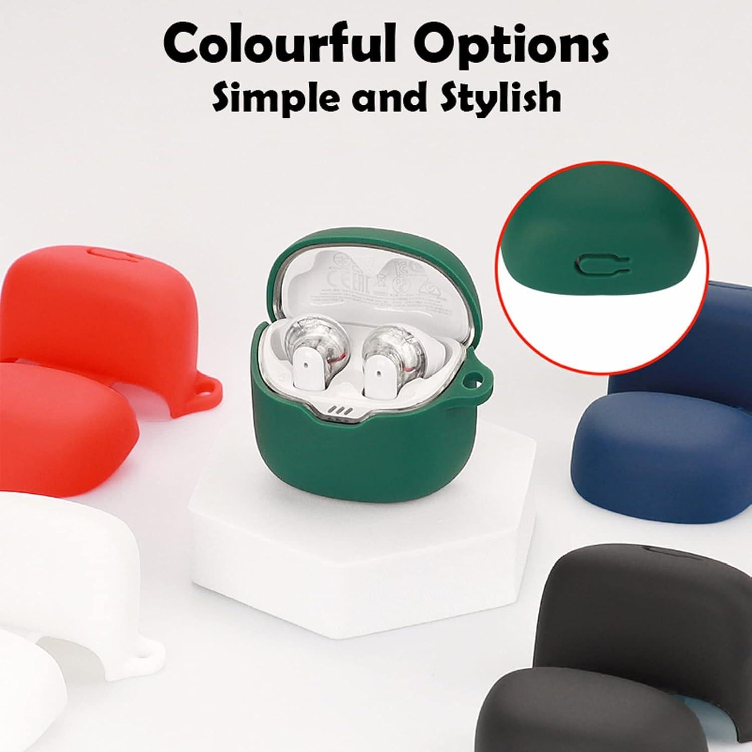 Funda Silicona easyBee para Estuche JBL Tune Flex - 2 Pack