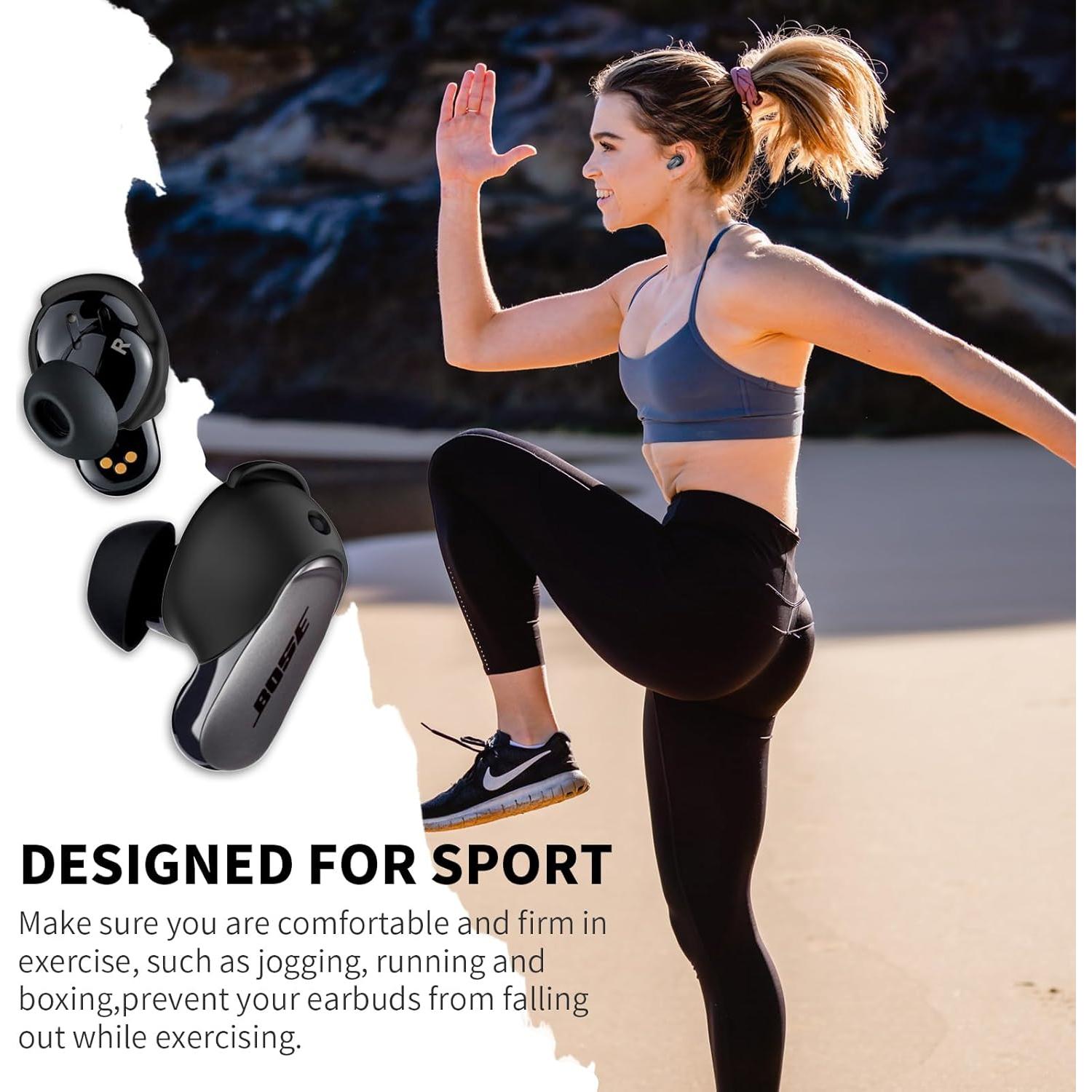 Cubiertas de Puntas de Oído WOFRO para Bose QuietComfort II/Ultra