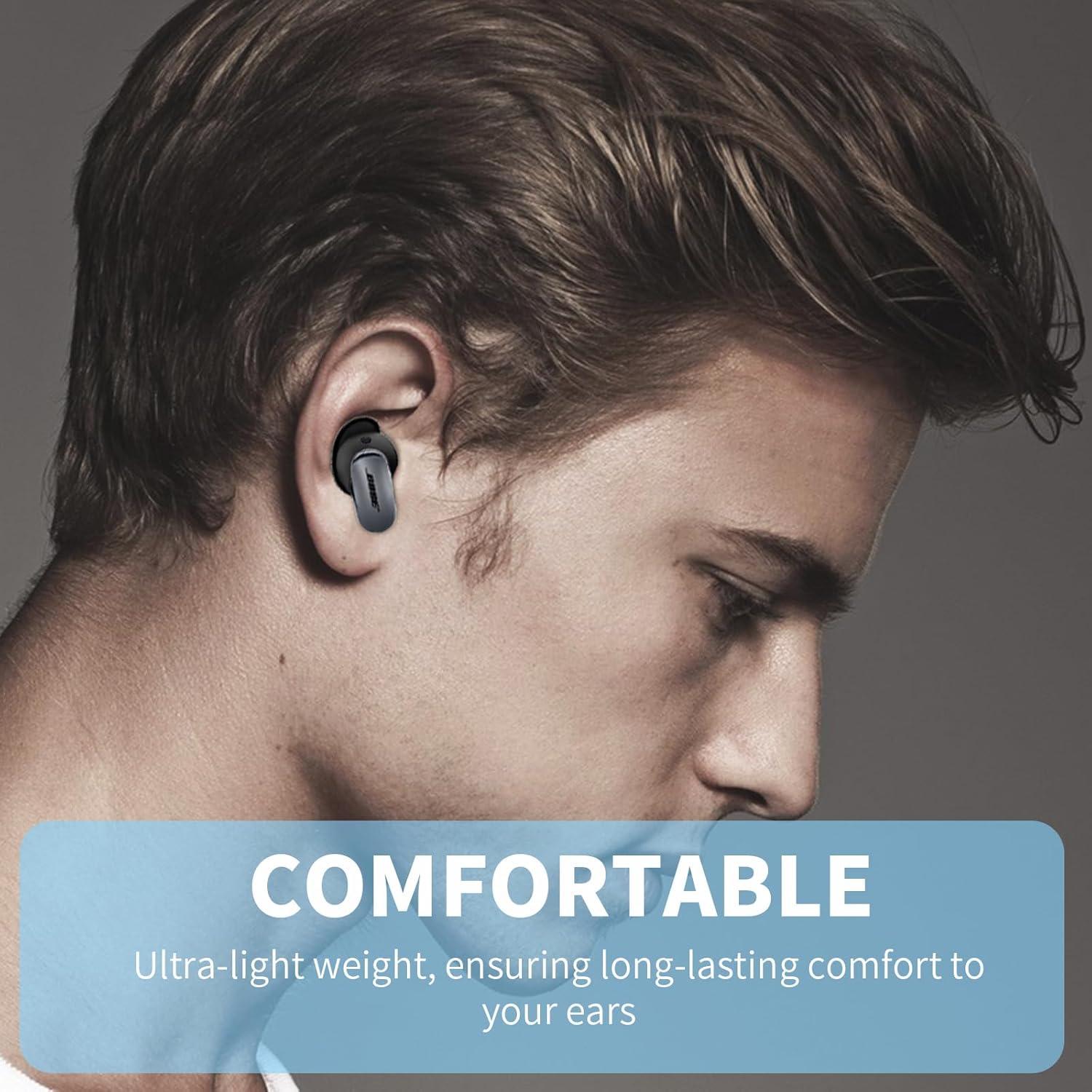 Cubiertas de Puntas de Oído WOFRO para Bose QuietComfort II/Ultra