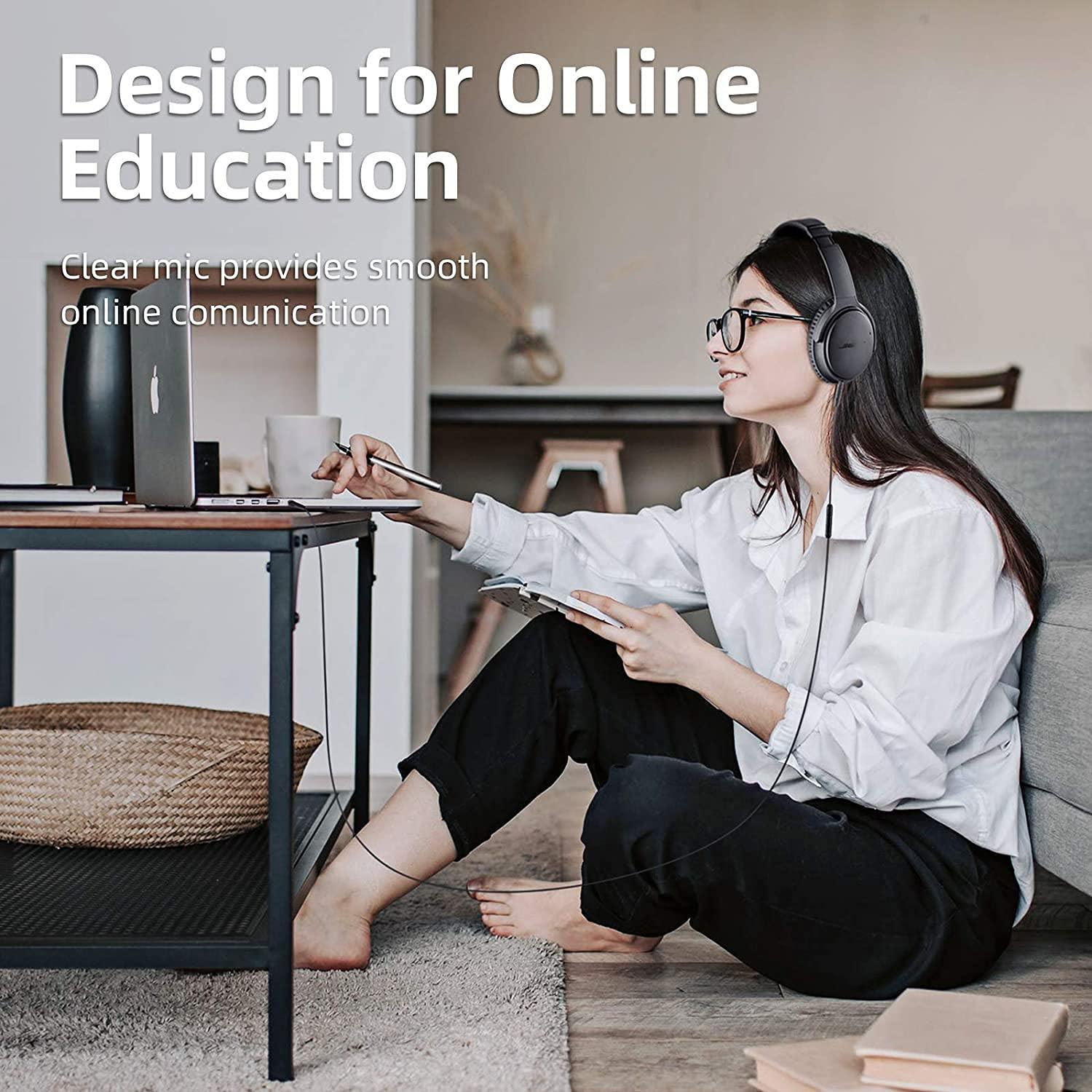 Cable de audio 2m Mr Rex 2.5mm a 3.5mm con micrófono