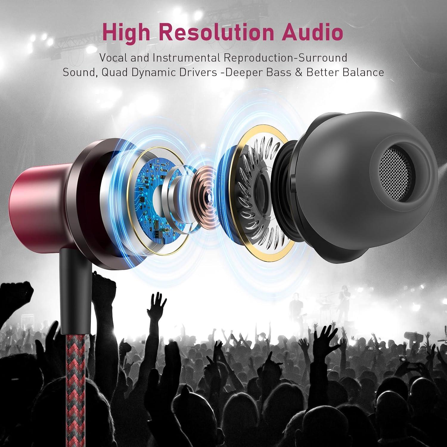 Auriculares USB C Jelanry con micrófono y cancelación de ruido