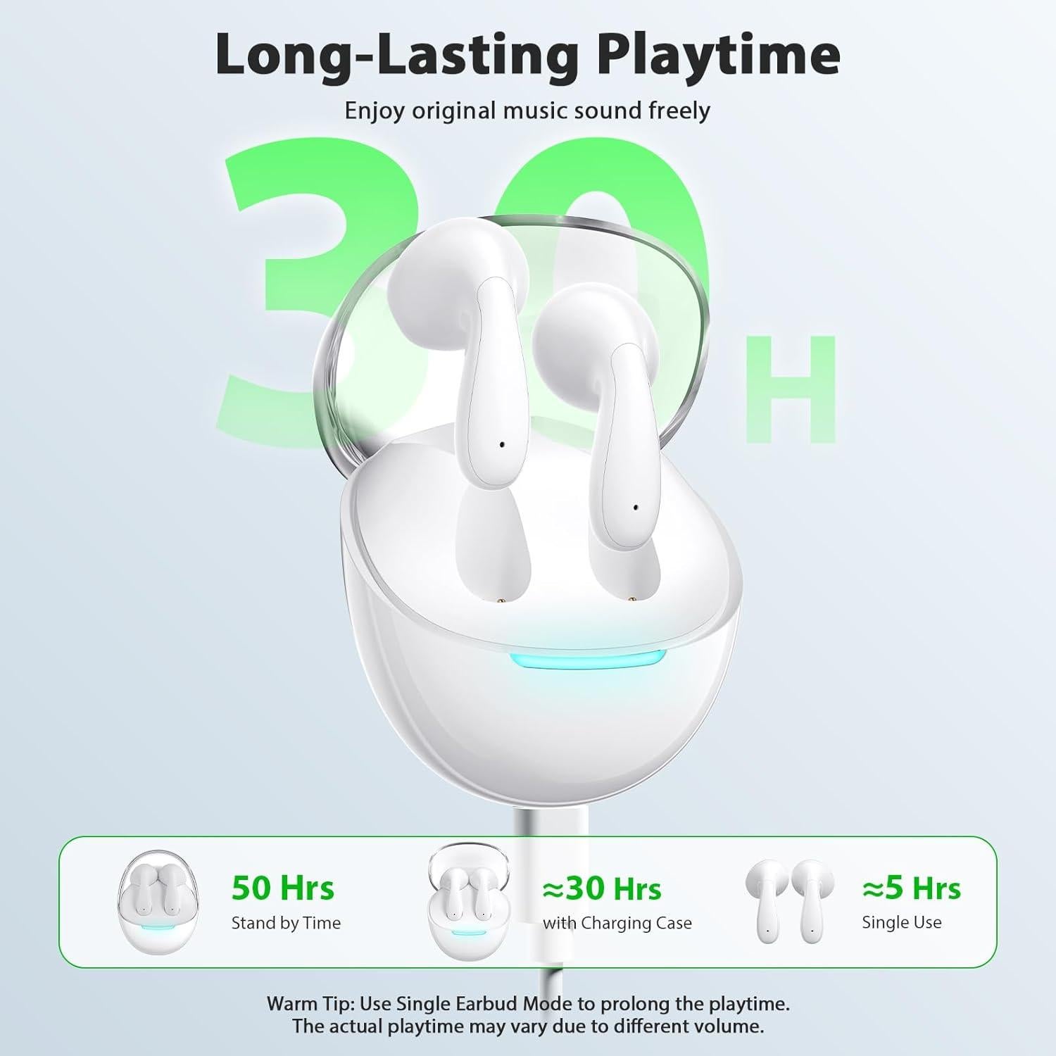 Auriculares Inalámbricos COOYA Bluetooth 5.3 con ENC y 13mm