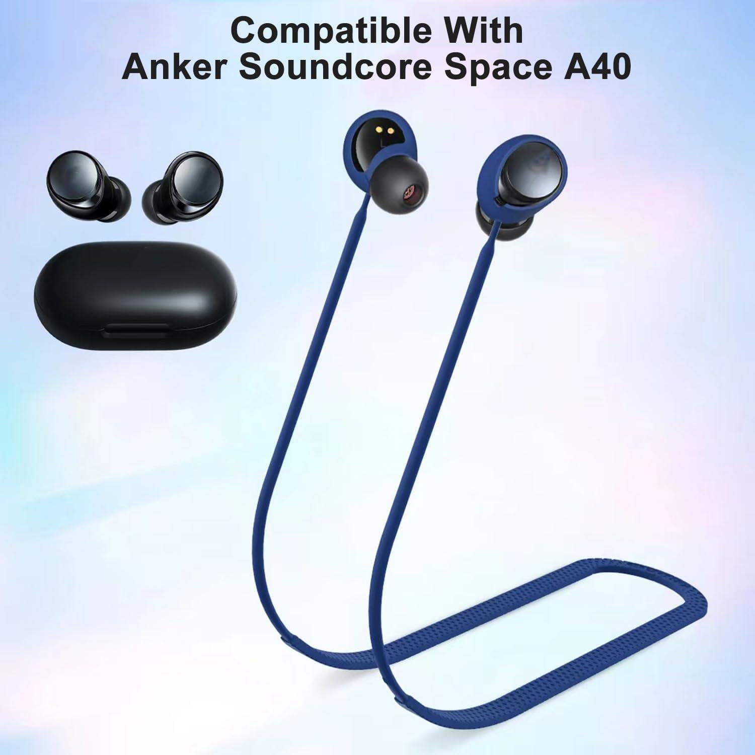 Correa Antipérdida Silicona Anker Soundcore Space A40 - 2 Piezas