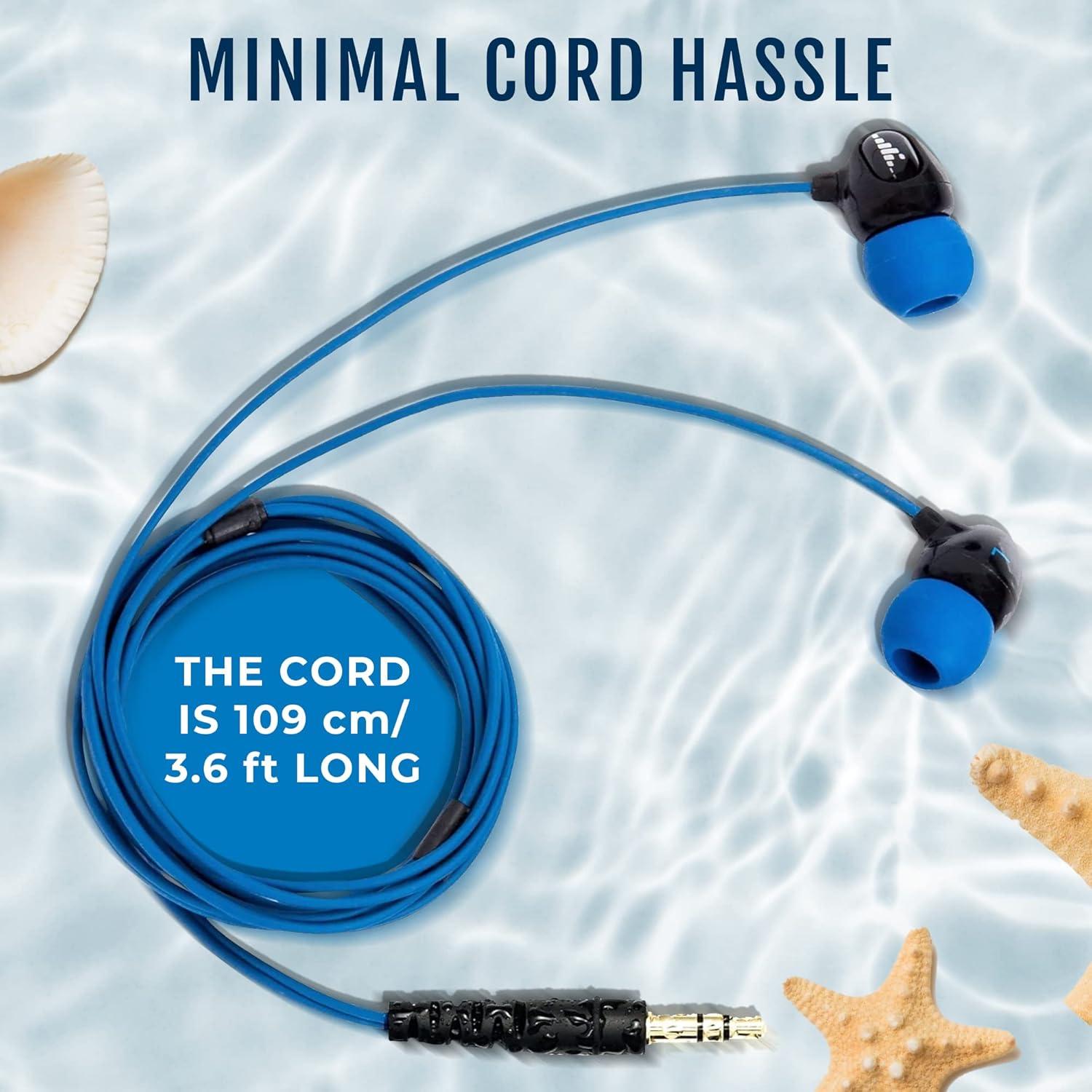 Auriculares H2O Audio Surge+ Impermeables IPX8 para Natación