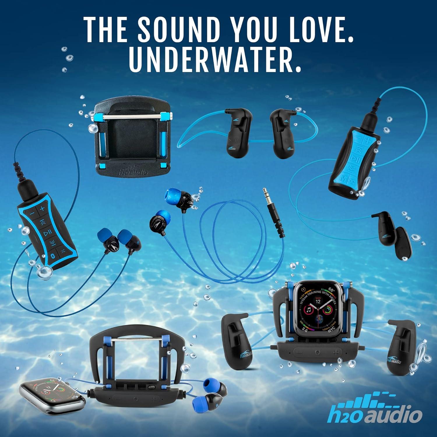 Auriculares H2O Audio Surge+ Impermeables IPX8 para Natación