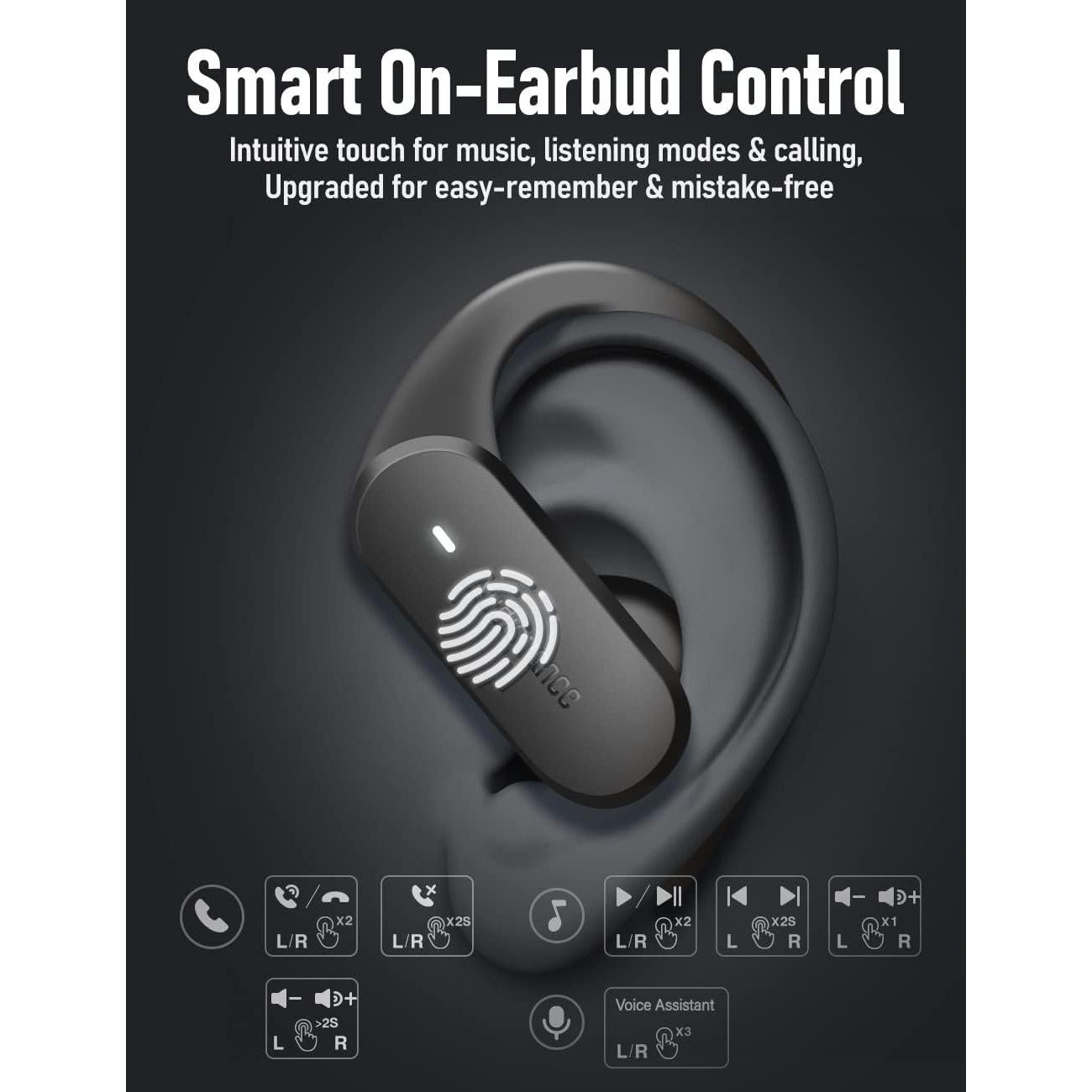 Auriculares Inalámbricos Bluetooth Speed 301 para Ejercicio