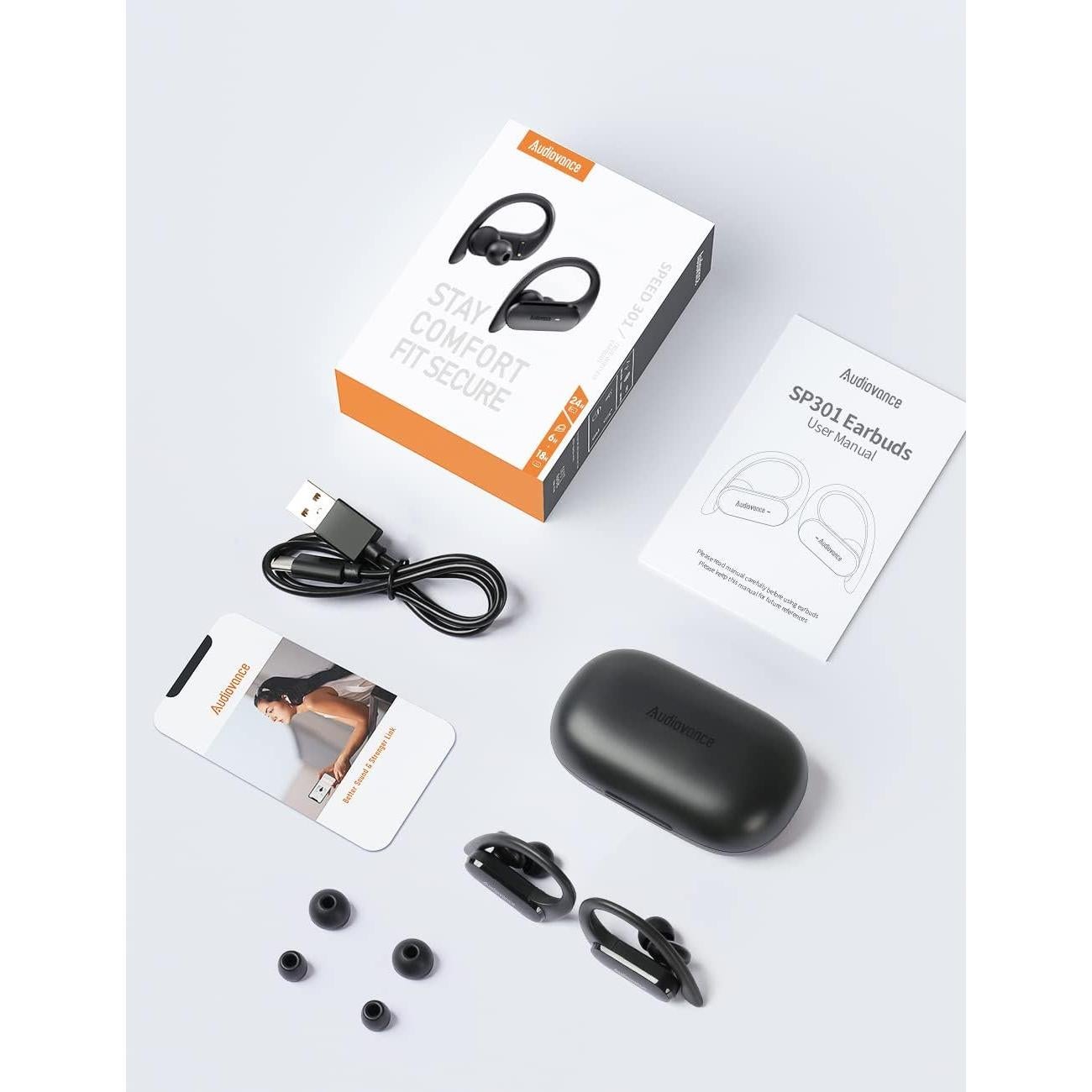 Auriculares Inalámbricos Bluetooth Speed 301 para Ejercicio