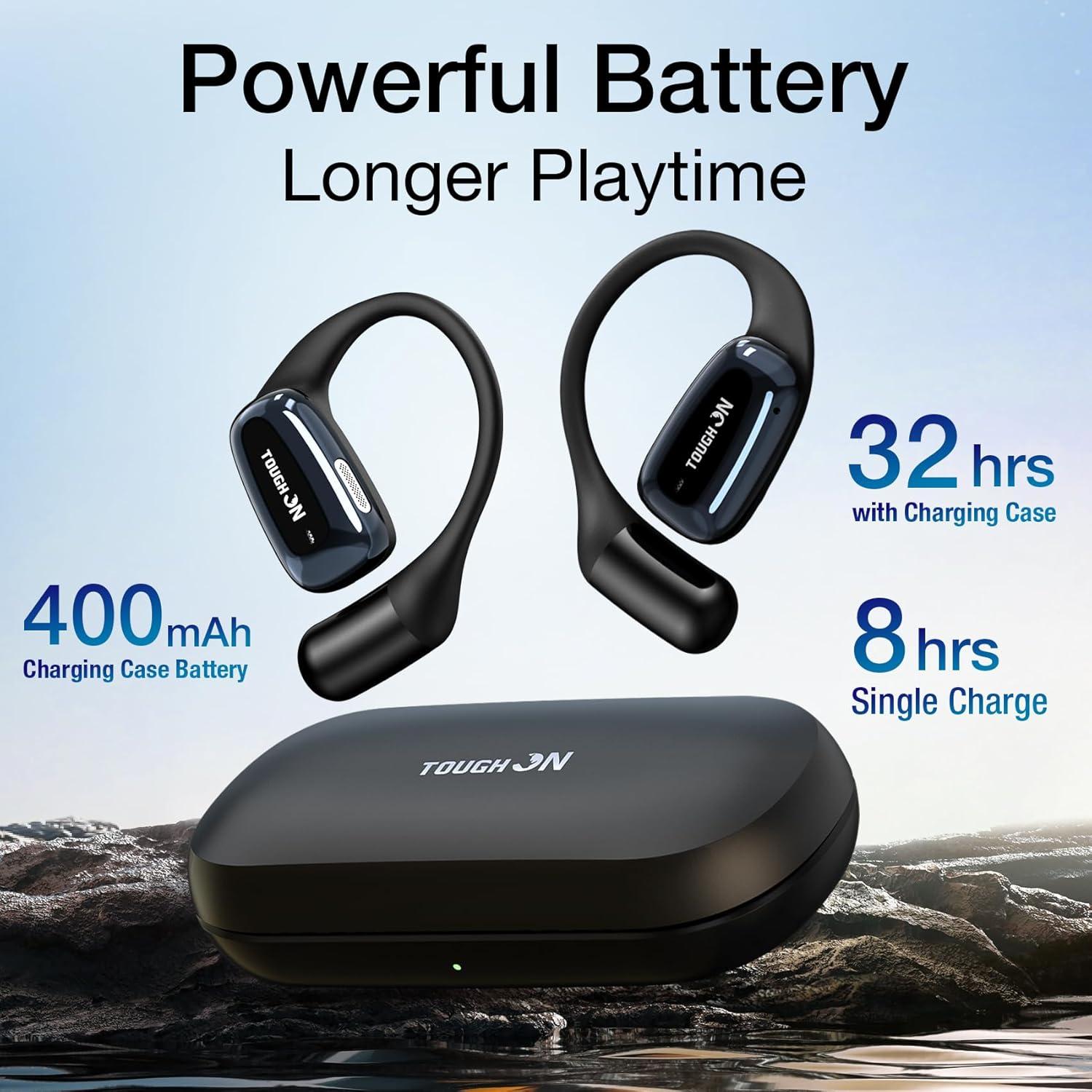 Auriculares Inalámbricos Tough On OpenPro - Bluetooth 5.4, 32H Batería