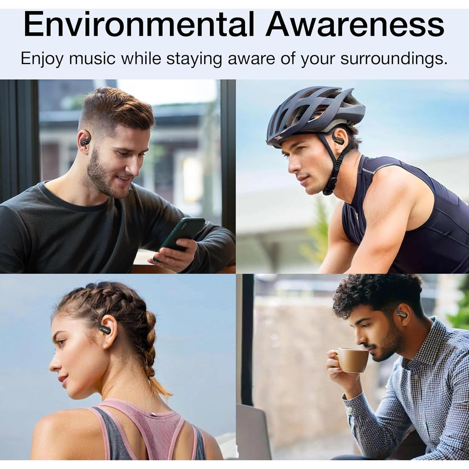 Auriculares Inalámbricos Tough On OpenPro - Bluetooth 5.4, 32H Batería