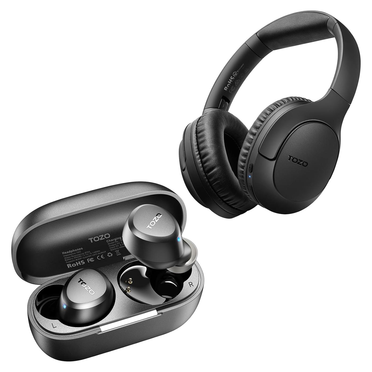 Auriculares Bluetooth TOZO HA1 y A1 Inalámbricos Impermeables