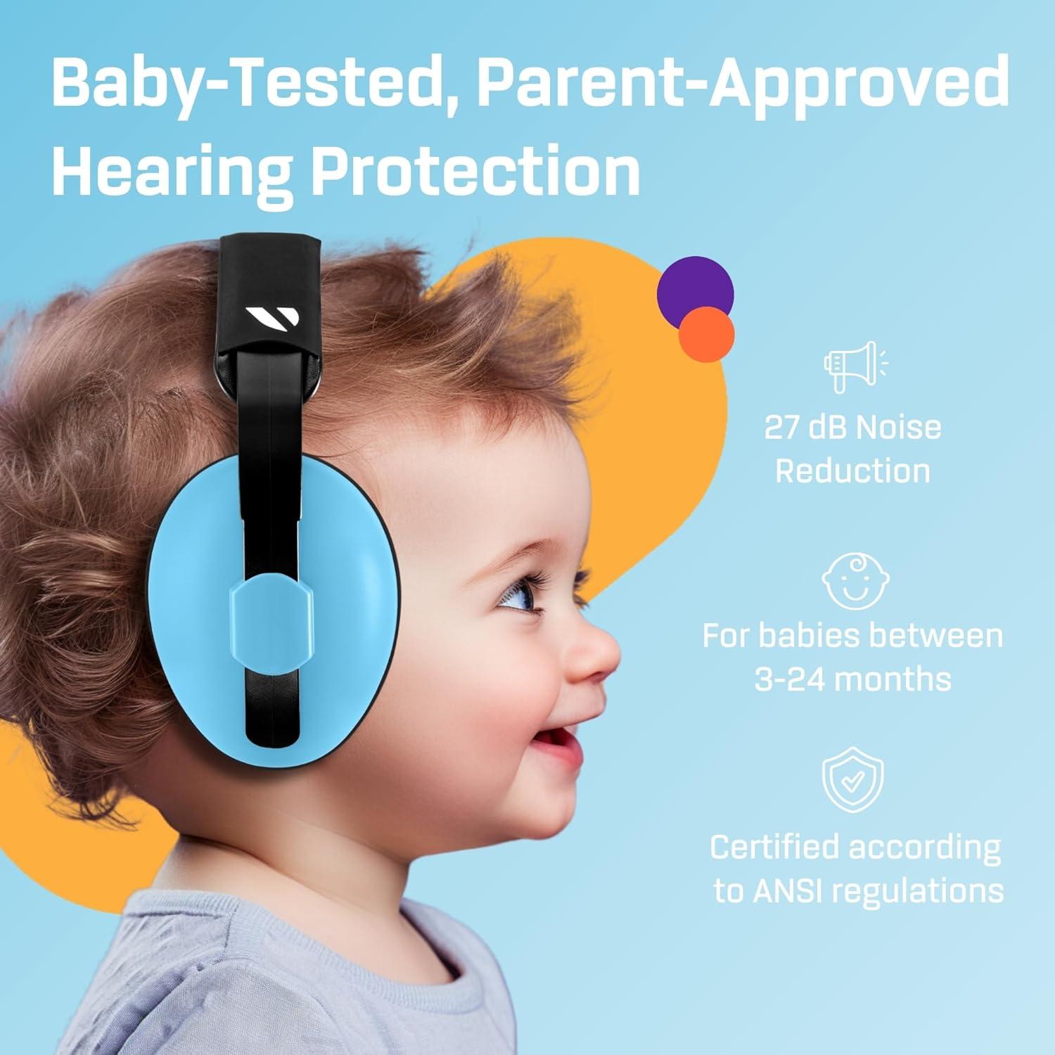Auriculares para Bebés Vanderfields - Protección Auditiva 21dB