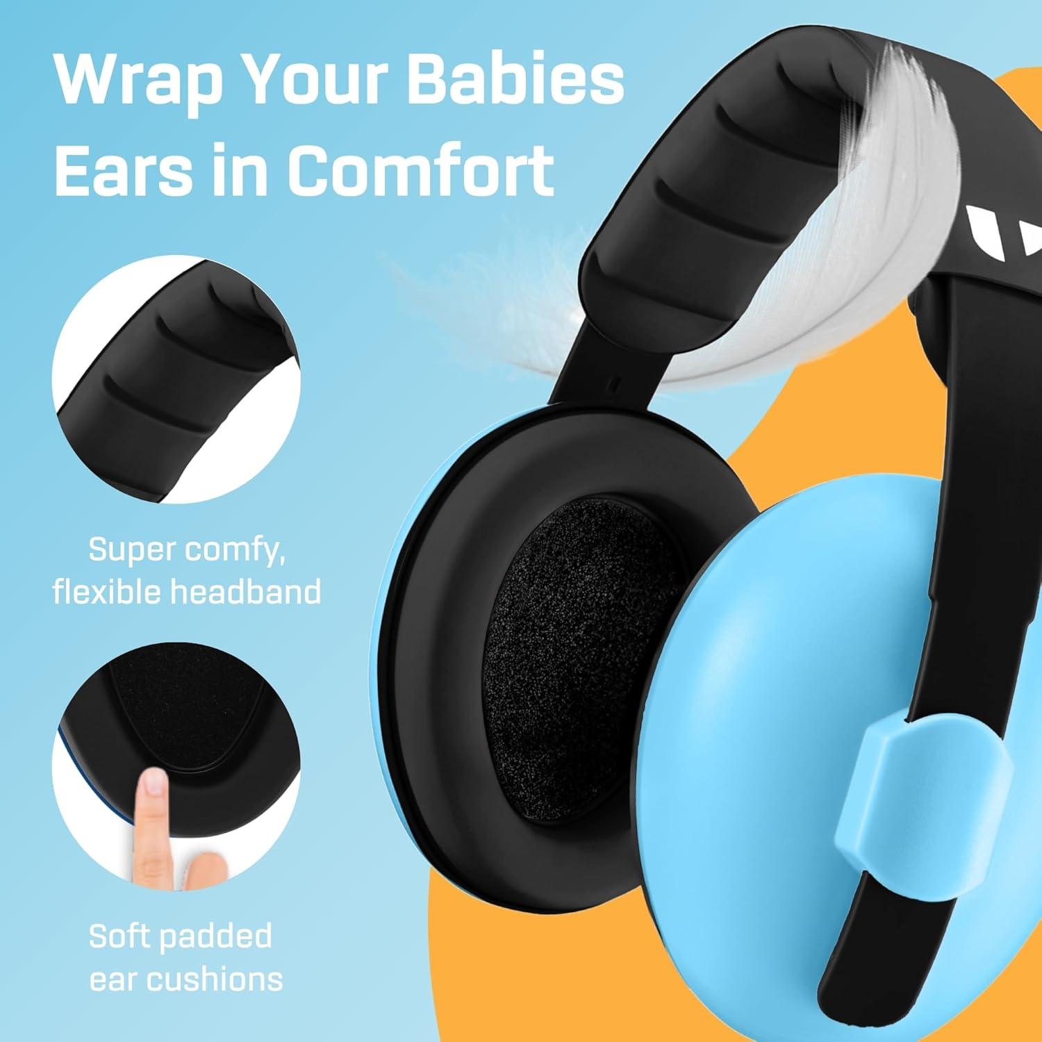Auriculares para Bebés Vanderfields - Protección Auditiva 21dB