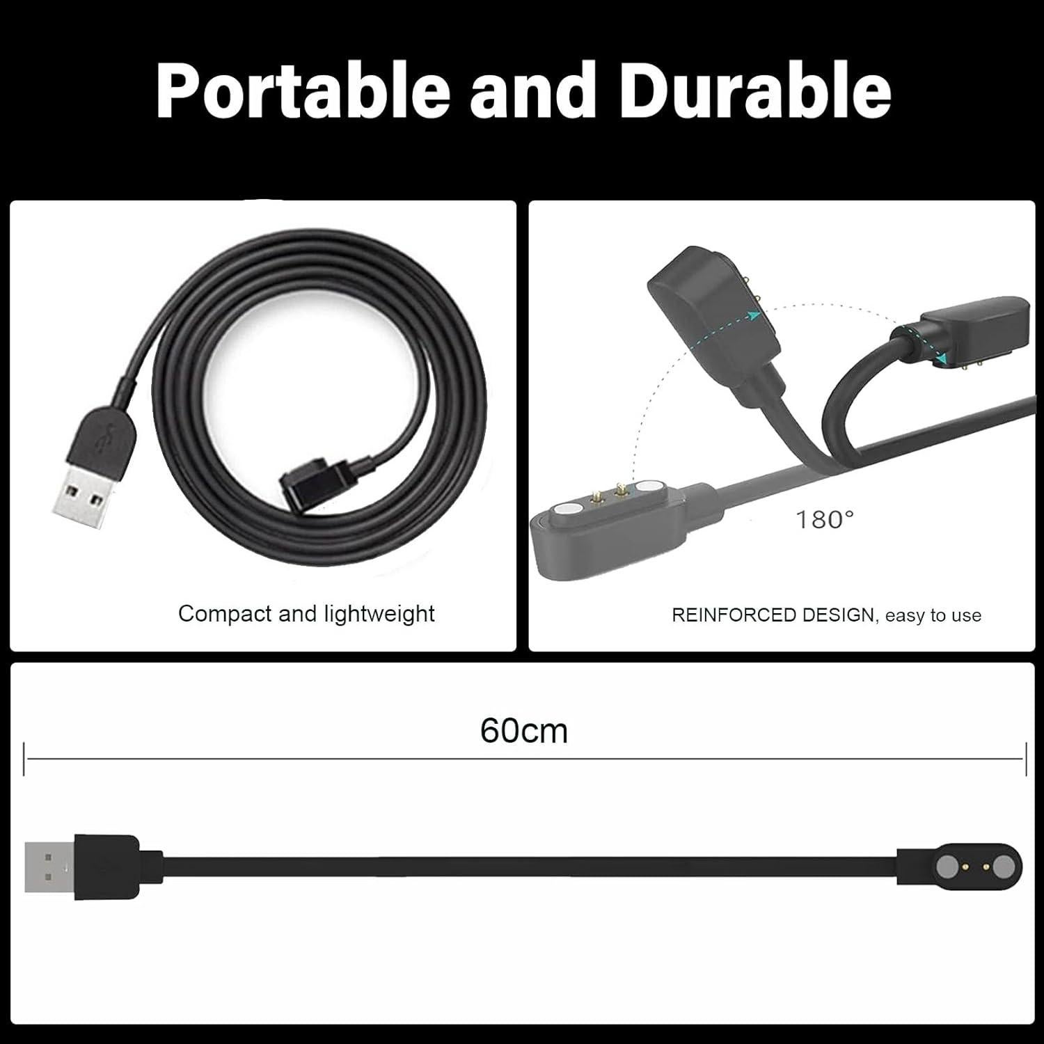 Paquete de 2 Cargadores Magnéticos Xinya para Auriculares
