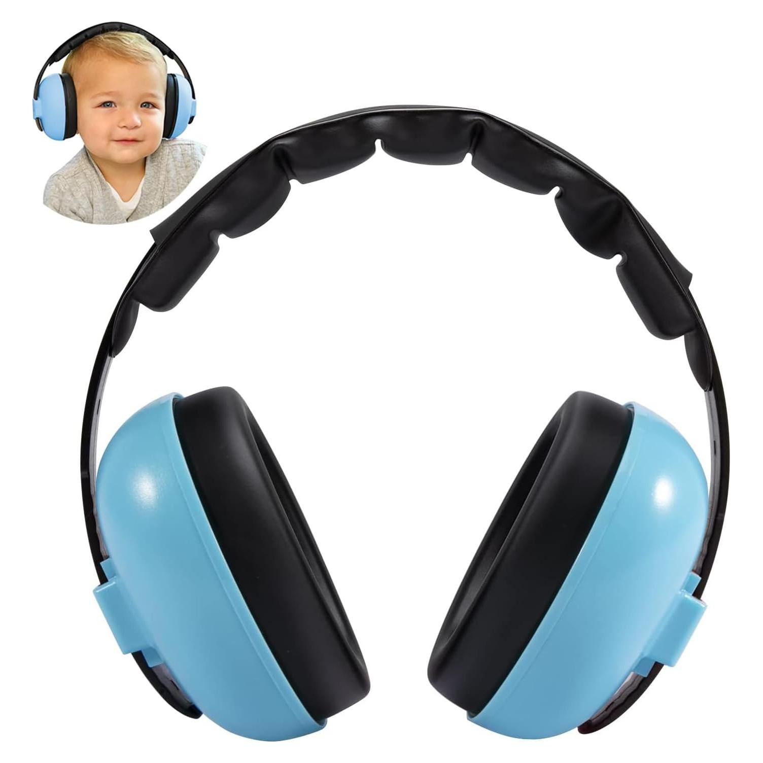 Auriculares Canceladores de Ruido para Bebés Azul - Protección Auditiva NRR 21dB