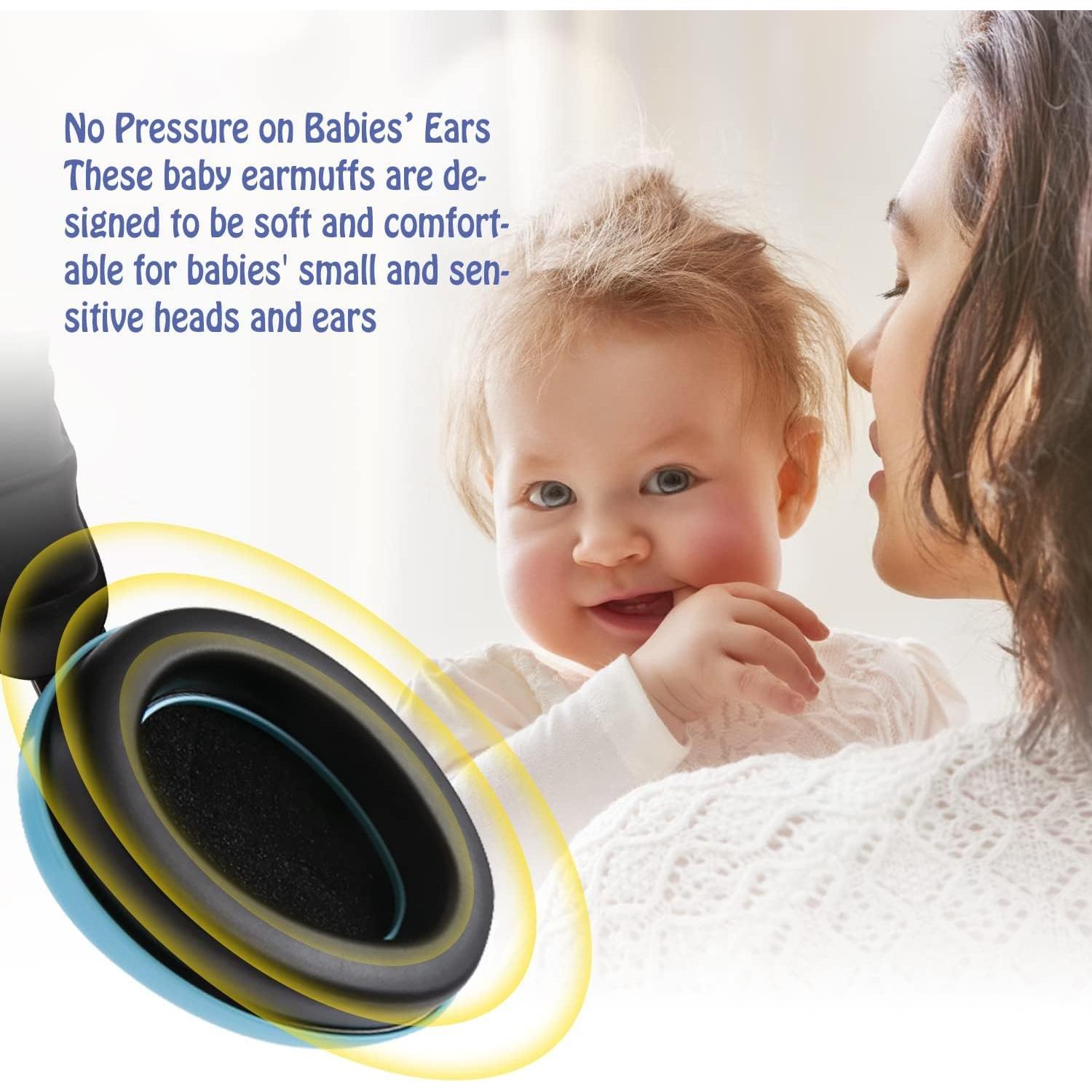 Auriculares Canceladores de Ruido para Bebés Azul - Protección Auditiva NRR 21dB